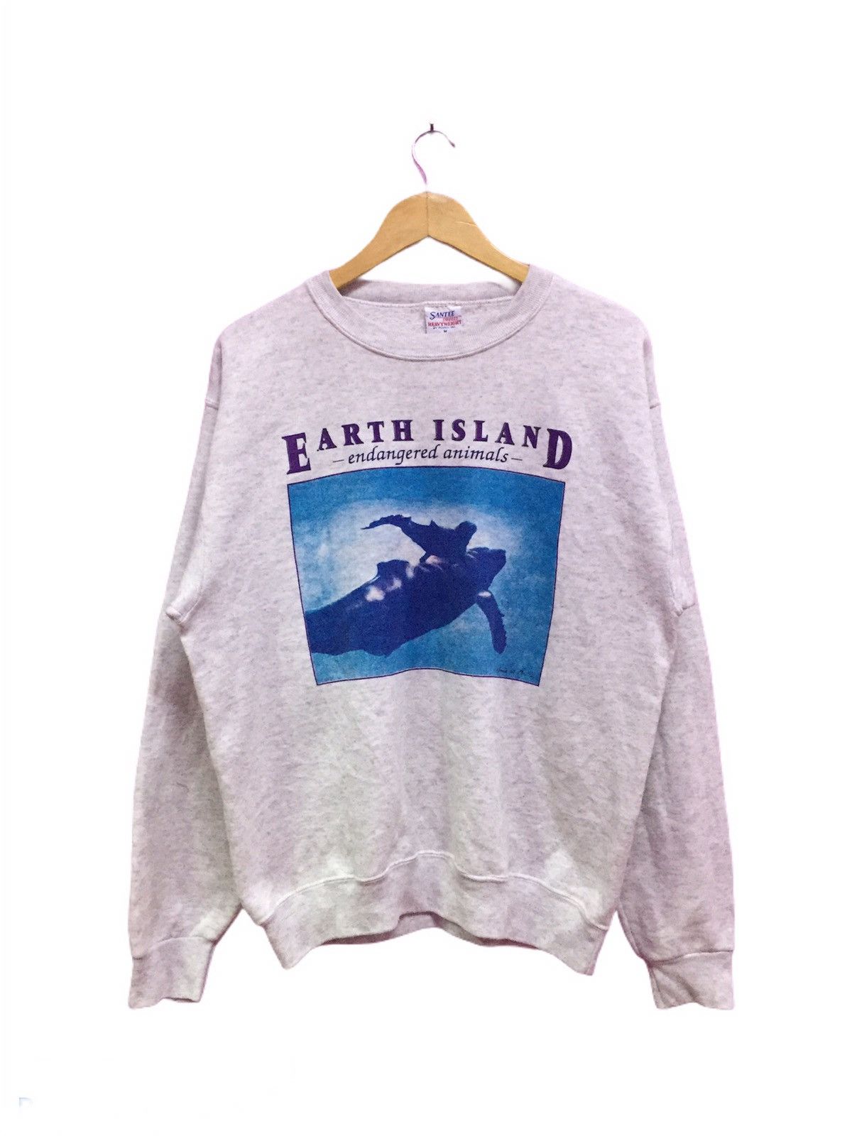 Vintage Vintage Earth Island Endangered Animals Sweatshirts Size M Size US M / EU 48-50 / 2 - 1 Thumbnail