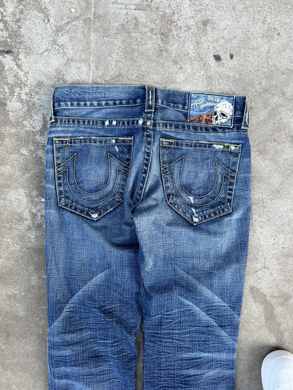 True Religion Vintage True Religion Distressed Denim Jeans Size US 32 / EU 48 - 16 Thumbnail
