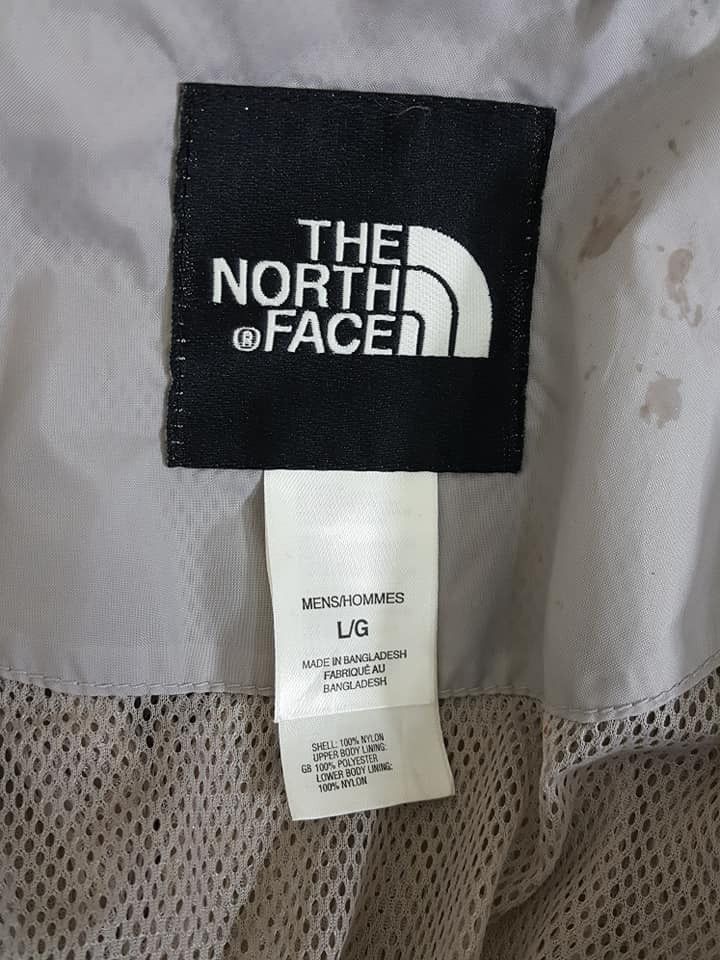 The North Face TNF Nylon Beige Hooded Jacket Size US L / EU 52-54 / 3 - 13 Thumbnail