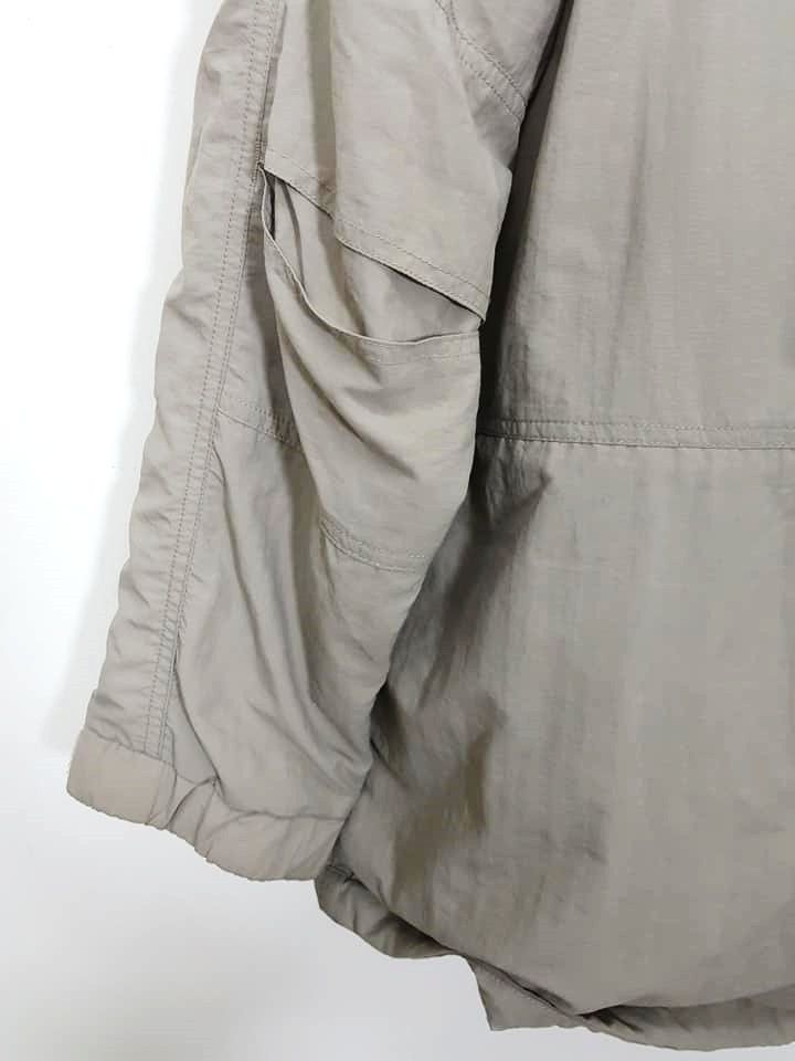 The North Face TNF Nylon Beige Hooded Jacket Size US L / EU 52-54 / 3 - 11 Thumbnail