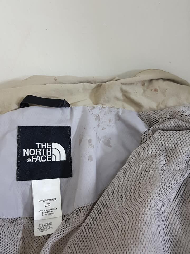 The North Face TNF Nylon Beige Hooded Jacket Size US L / EU 52-54 / 3 - 16 Thumbnail