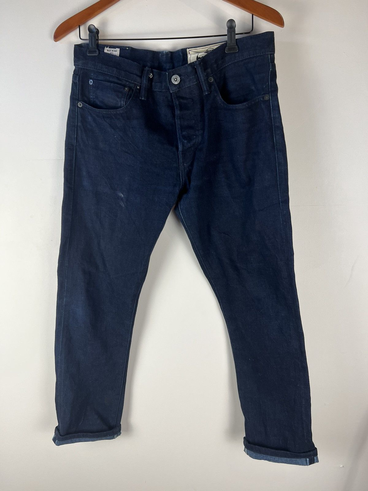 image of Rogue Territory Signature Six Pocket Selvedge in Blue, Men's (Size 31)