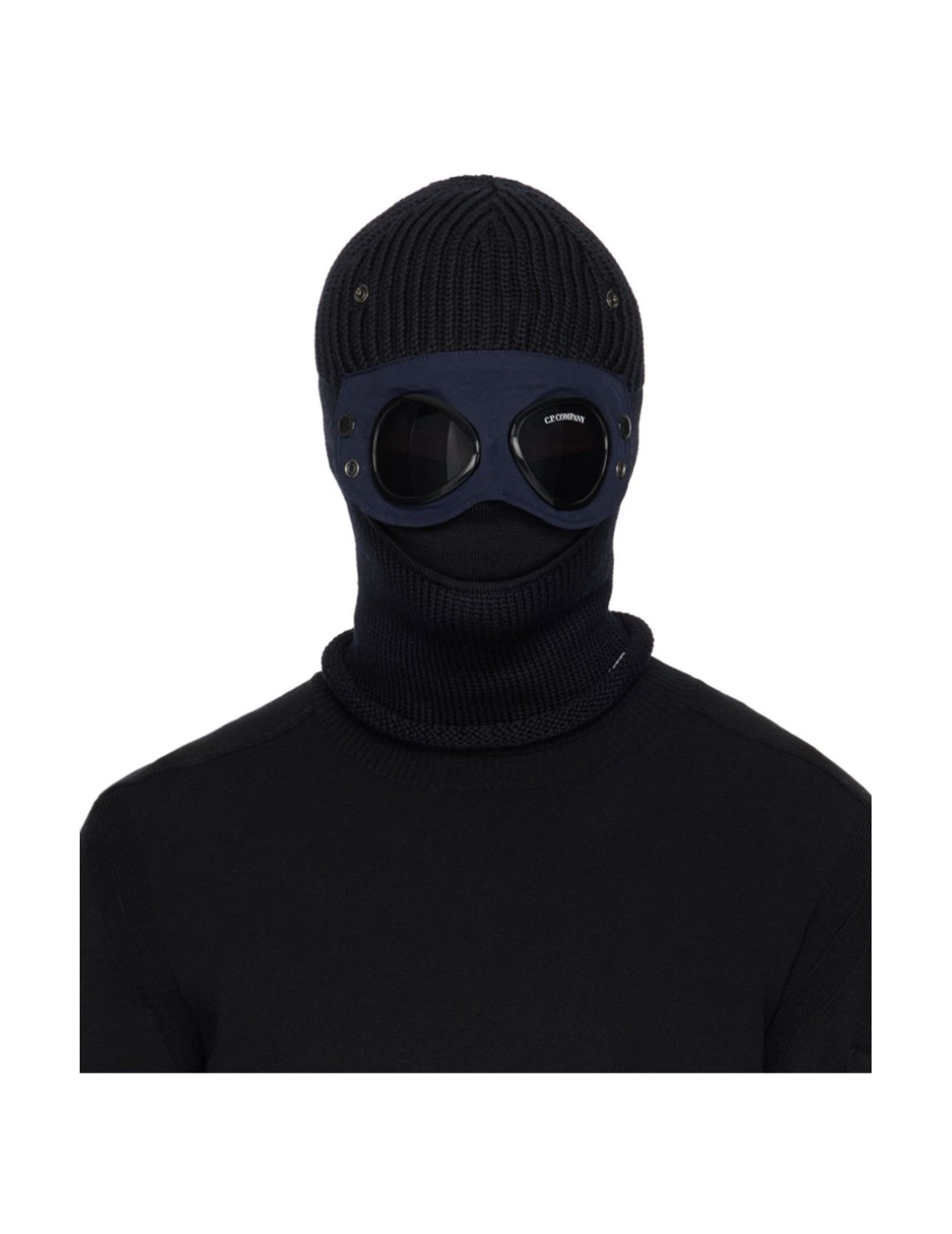 C.P. Company C.P. COMPANY Navy Goggle Balaclava Size ONE SIZE - 1 Thumbnail