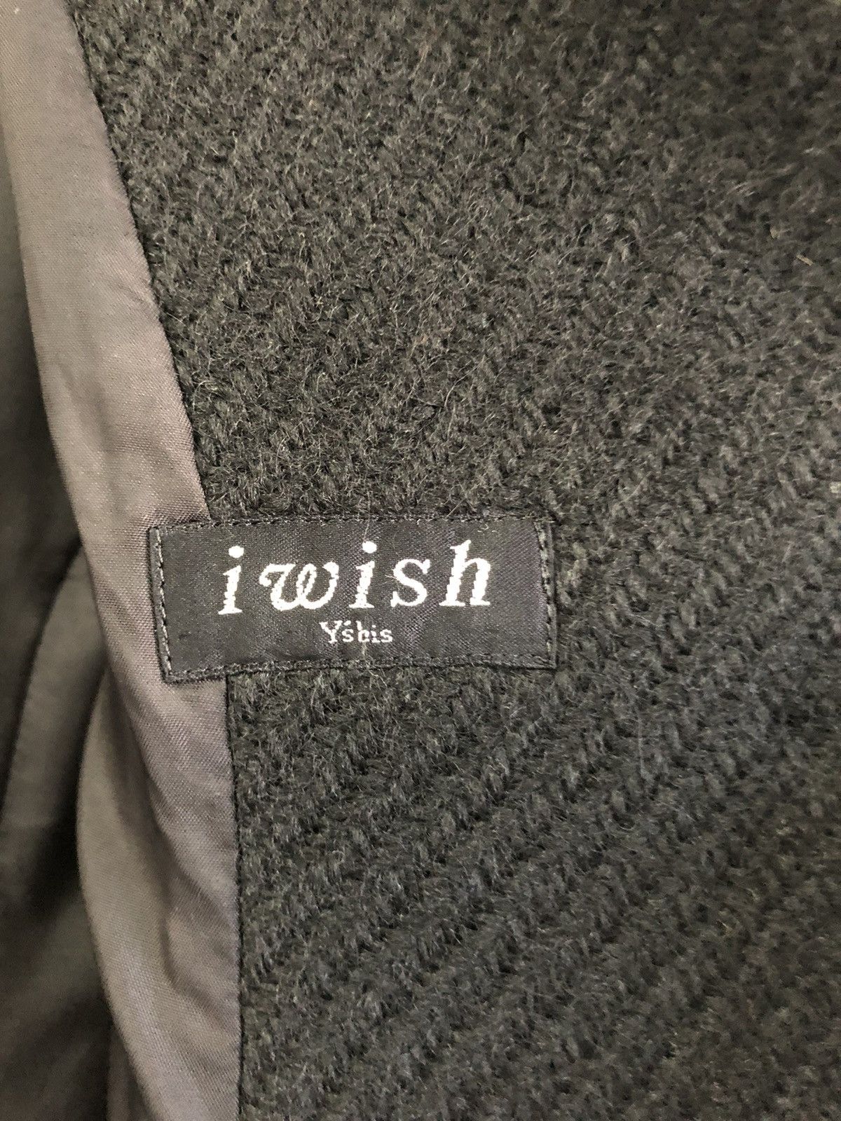 Yohji Yamamoto Y’S BIS YOHJI YAMAMOTO IWISH WOOL LONG JACKET Size S / US 4 / IT 40 - 12 Thumbnail