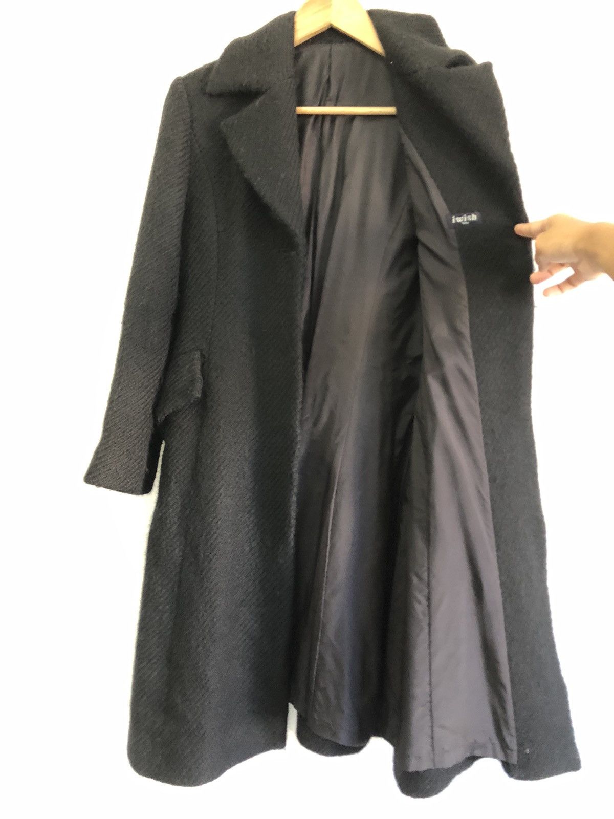 Yohji Yamamoto Y’S BIS YOHJI YAMAMOTO IWISH WOOL LONG JACKET Size S / US 4 / IT 40 - 11 Thumbnail