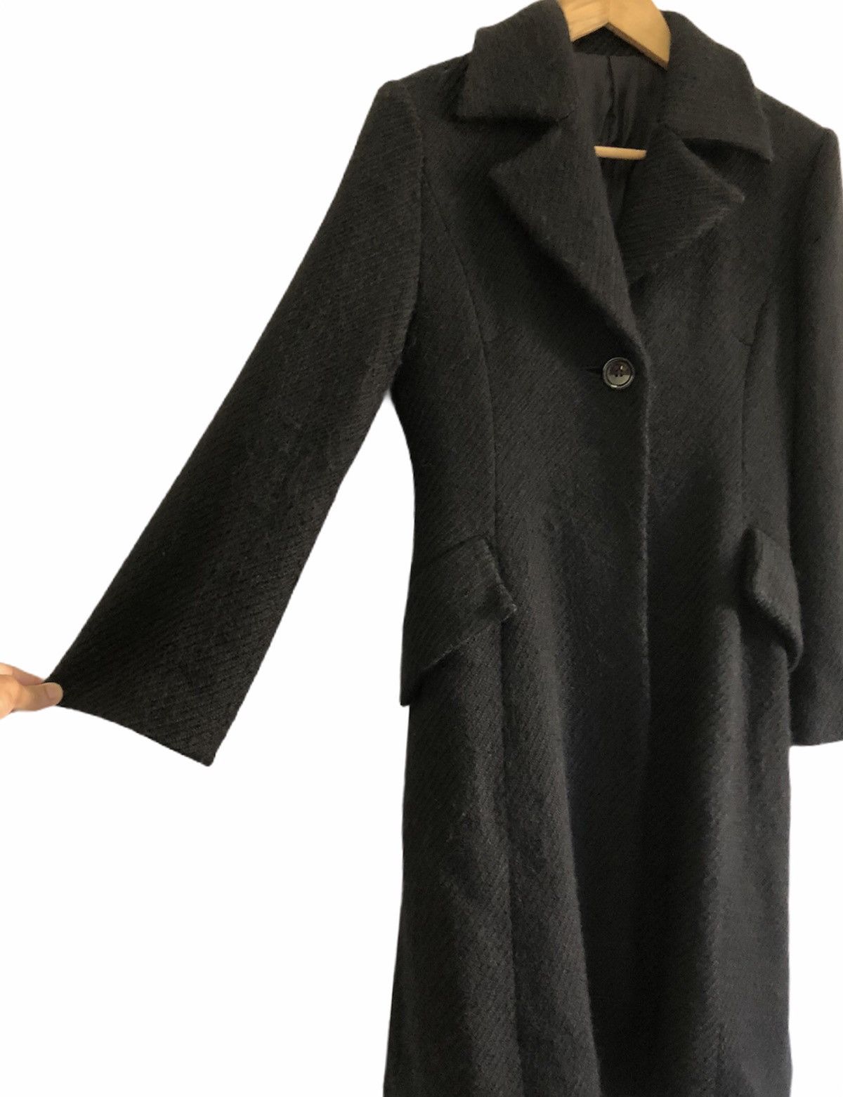 Yohji Yamamoto Y’S BIS YOHJI YAMAMOTO IWISH WOOL LONG JACKET Size S / US 4 / IT 40 - 4 Thumbnail
