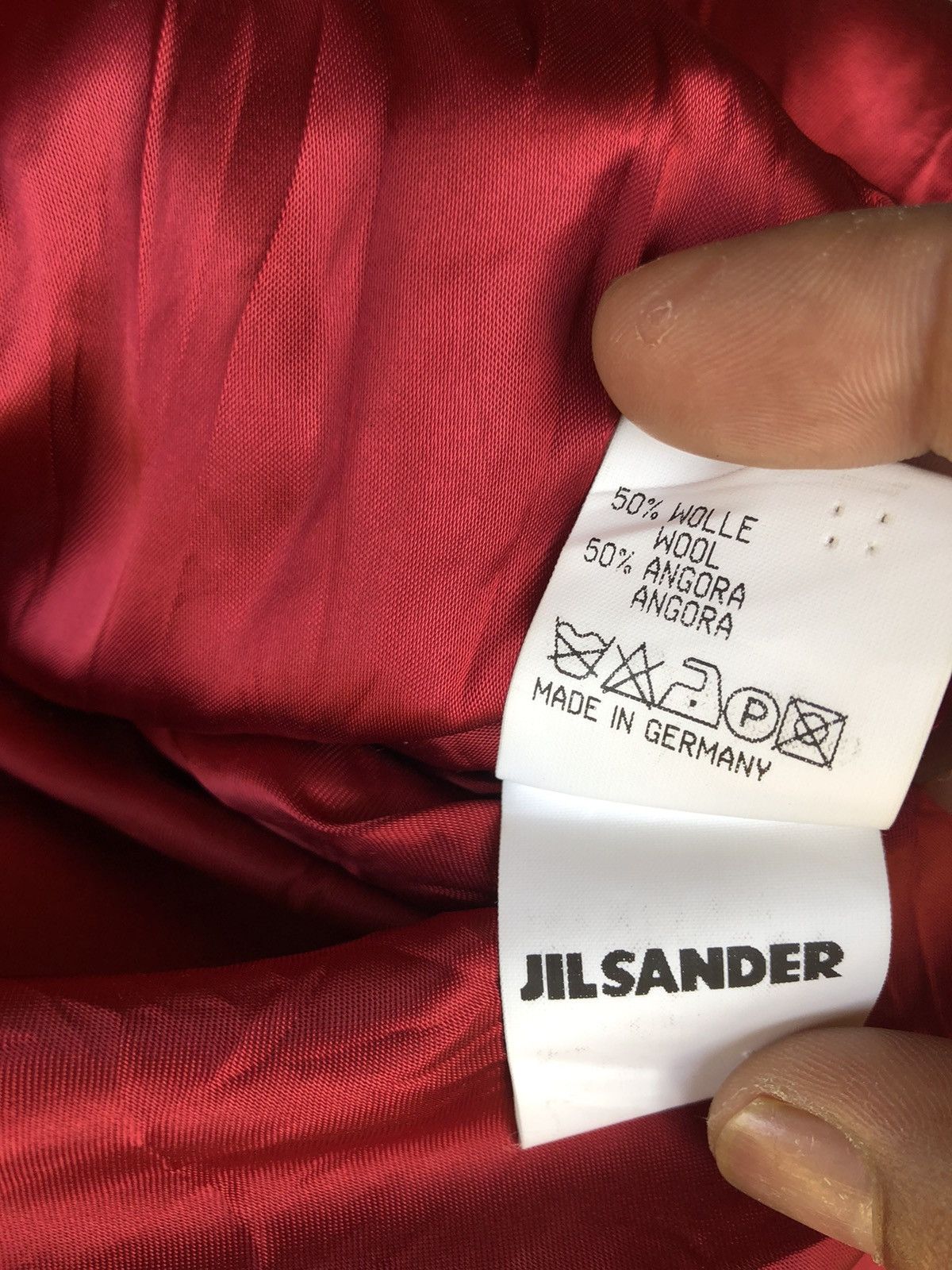Jil Sander Jil Sander PeaCoat Jacket Red Color Size XS / US 0-2 / IT 36-38 - 6 Thumbnail