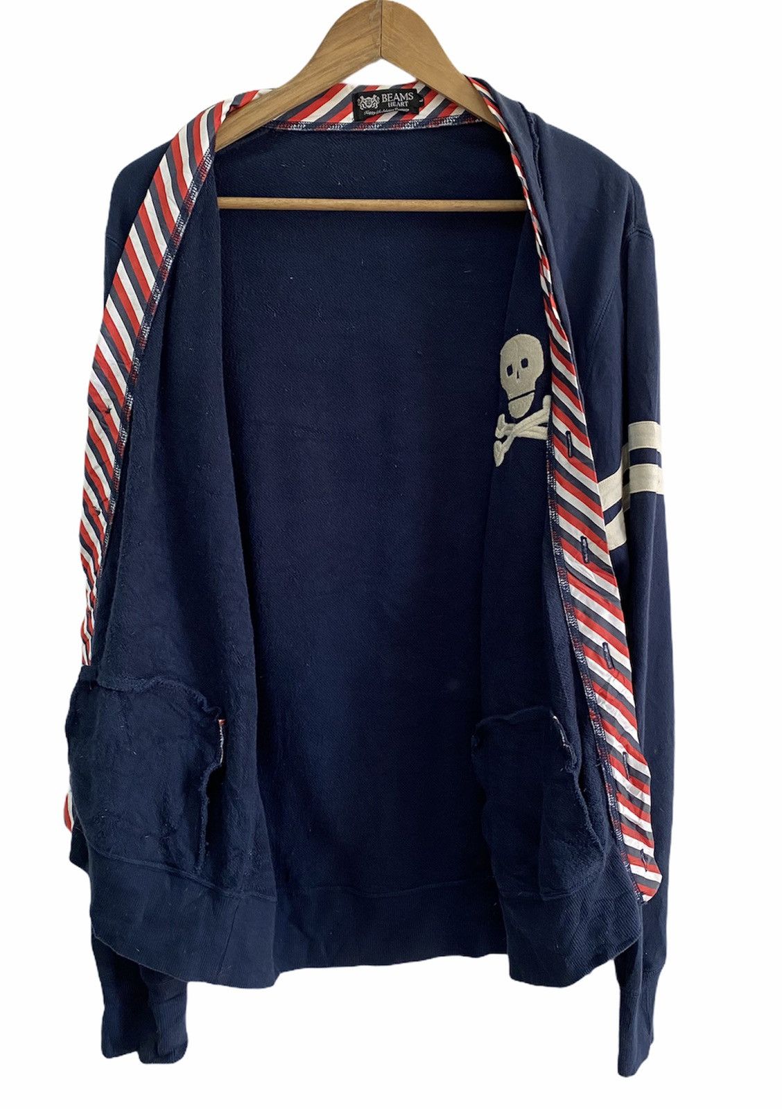 If Six Was Nine RARE🔥Vintage Skulls Skeleton Cardigan Like Undercover Size US S / EU 44-46 / 1 - 4 Thumbnail