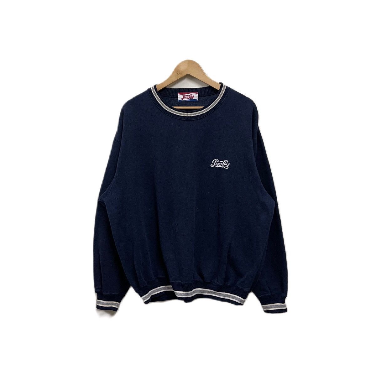 Coca Cola Vintage 90s pepsi cola sweatshirt pullover Size US XL / EU 56 / 4 - 1 Thumbnail