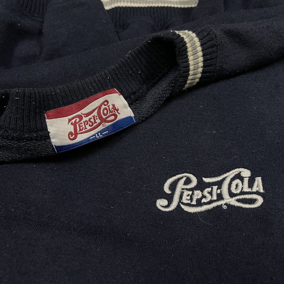 Coca Cola Vintage 90s pepsi cola sweatshirt pullover Size US XL / EU 56 / 4 - 4 Thumbnail
