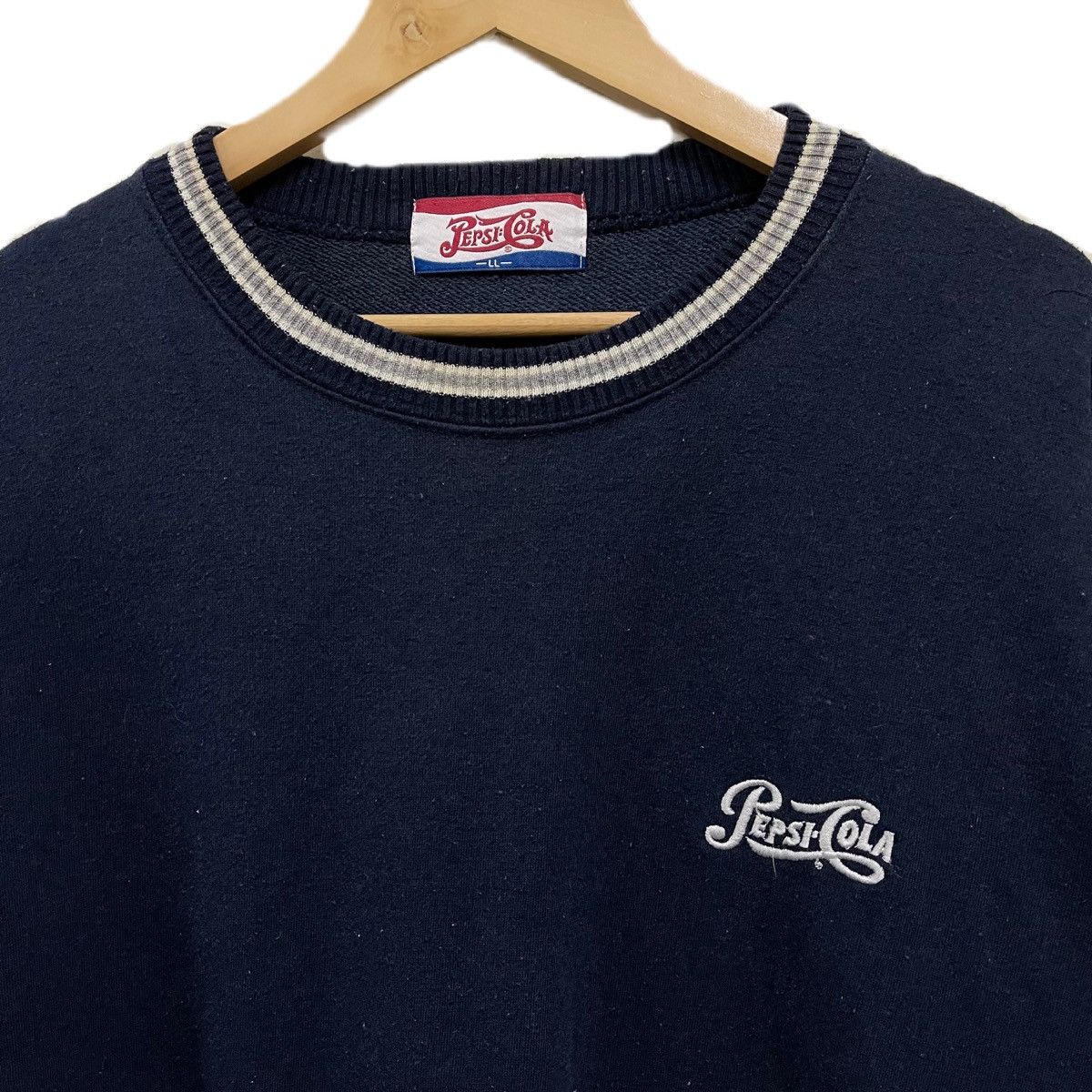 Coca Cola Vintage 90s pepsi cola sweatshirt pullover Size US XL / EU 56 / 4 - 2 Thumbnail