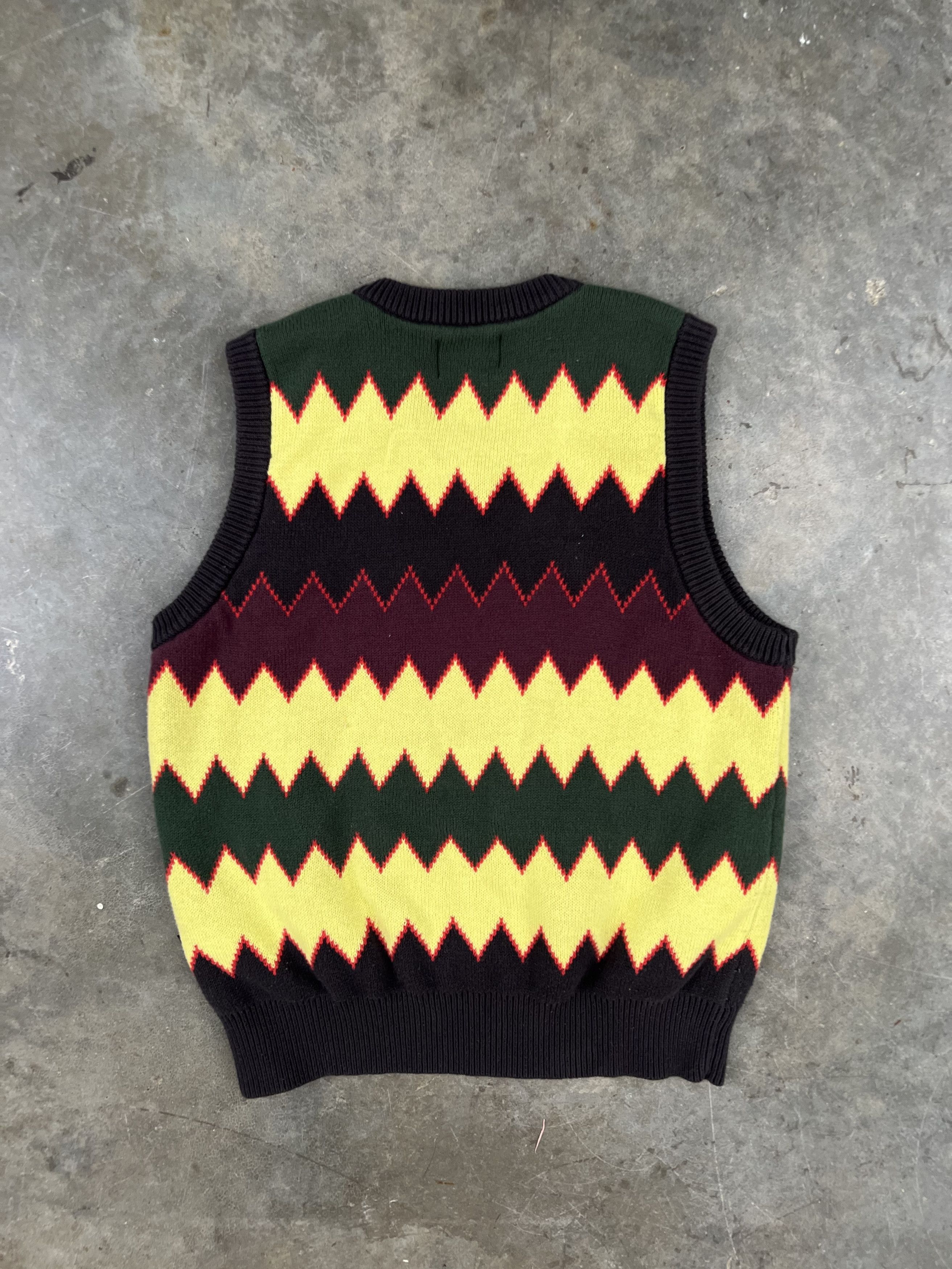 Stussy Stussy Argyle Jacquard Waves Vest Multi Color Vest