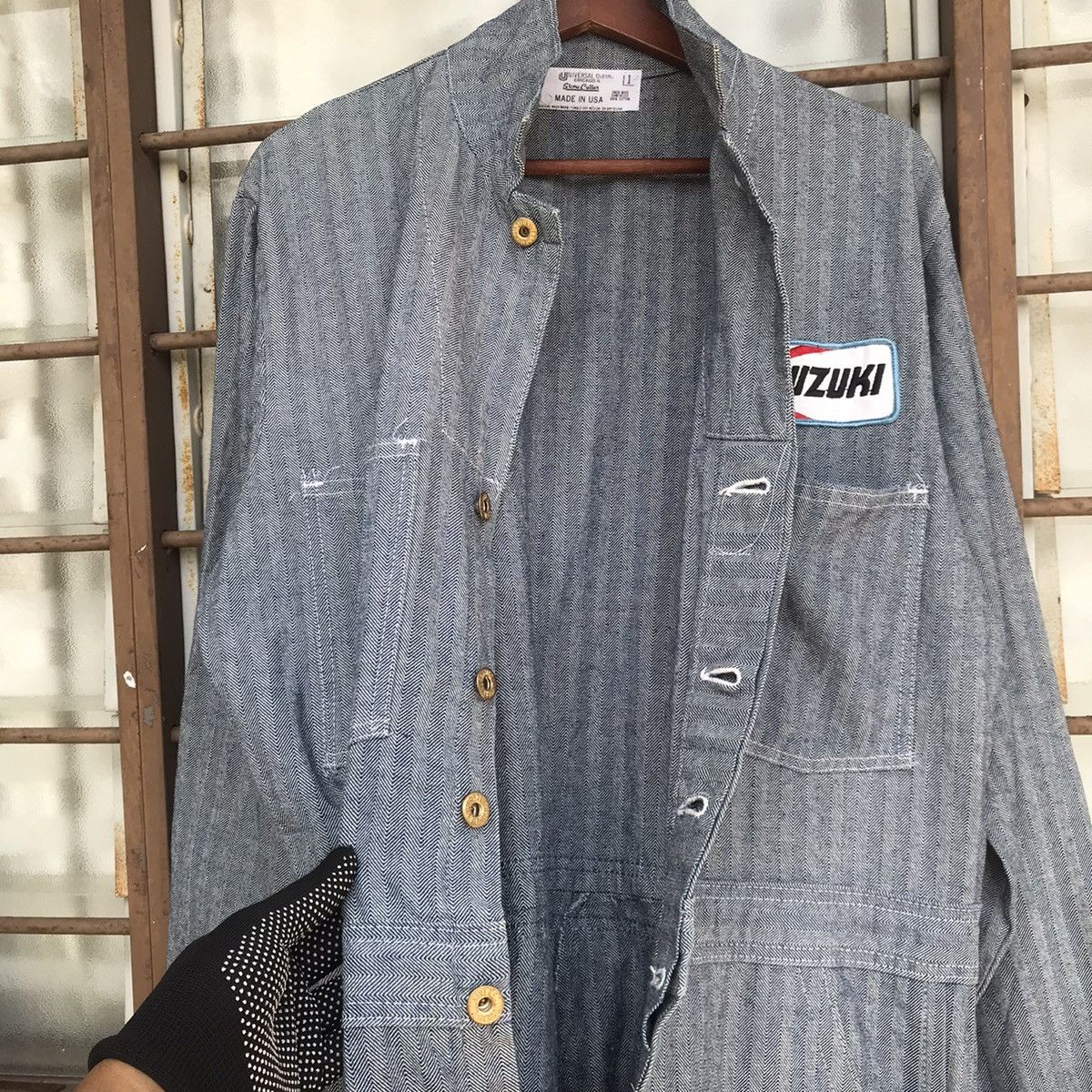 Other Vintage Suzuki coverall sanforized hickory union made usa Size US L / EU 52-54 / 3 - 8 Thumbnail