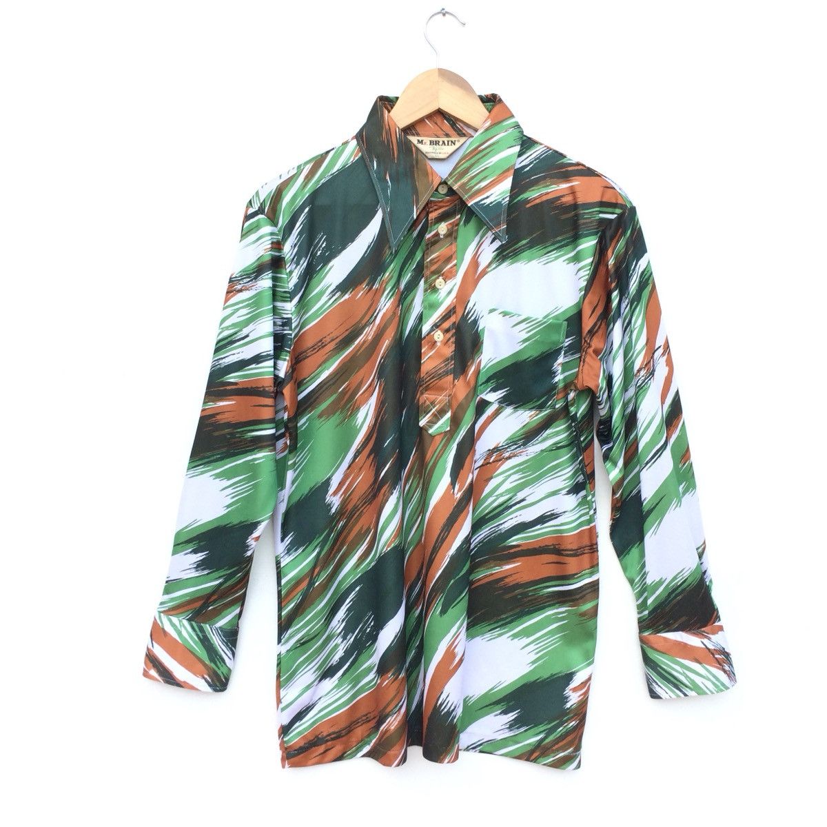image of Vintage 90’S Abstract Multicolor Retro Polo Japan, Men's (Size Large)