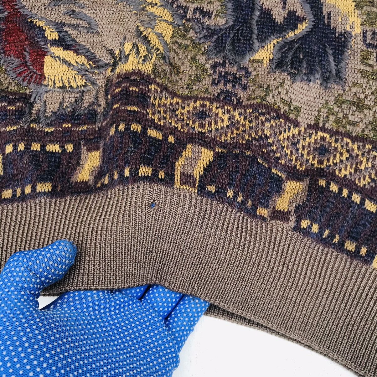 Jean-Louis Scherrer Rare Jean Louis Scherrer paris bird of paradise knitwear Size US L / EU 52-54 / 3 - 6 Thumbnail