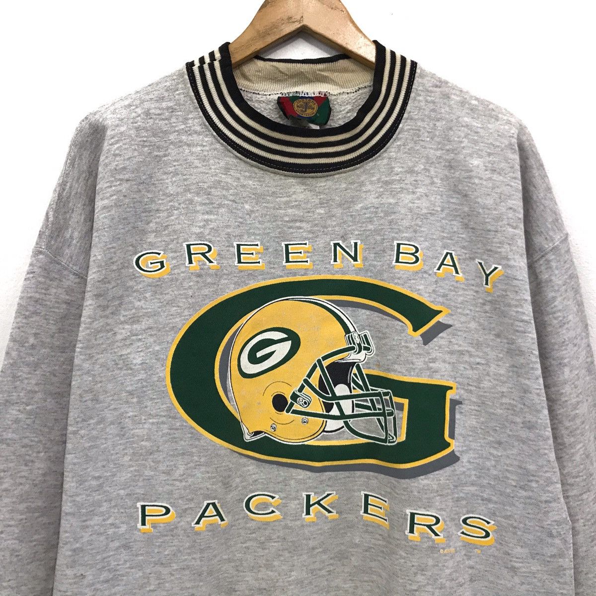 NFL × Nutmeg × Sports Specialties Vintage 90’s Green Bay Packers Sweatshirt Ringer Size US L / EU 52-54 / 3 - 2 Thumbnail
