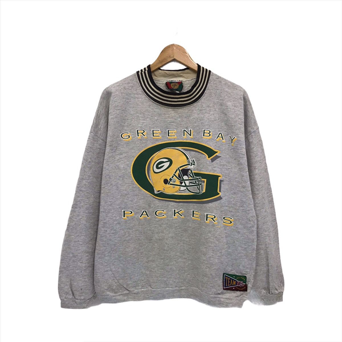 NFL × Nutmeg × Sports Specialties Vintage 90’s Green Bay Packers Sweatshirt Ringer Size US L / EU 52-54 / 3 - 1 Thumbnail