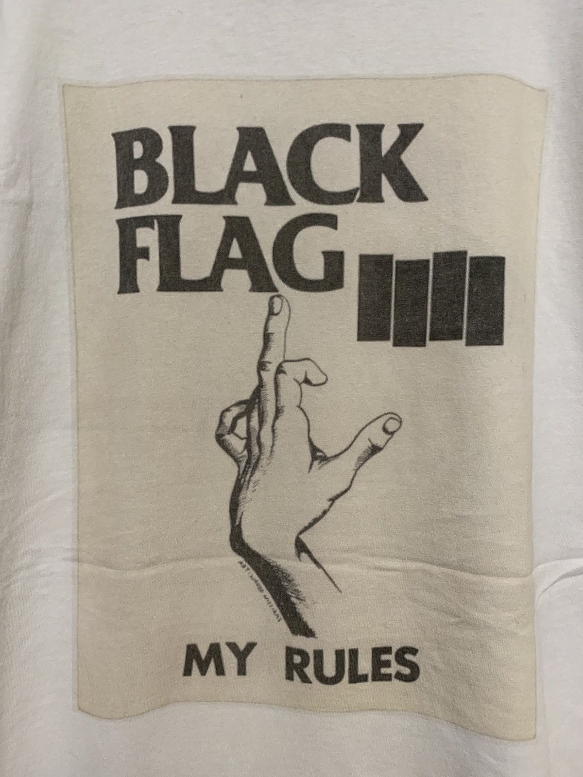 Band Tees × Vintage Black Flag Am1 Size US L / EU 52-54 / 3 - 4 Thumbnail