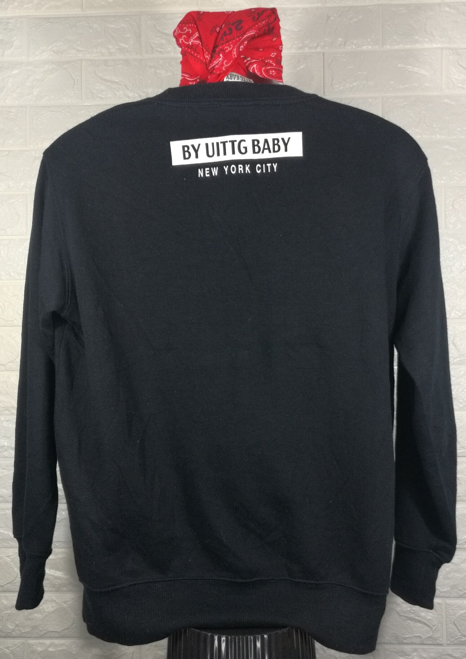 Japanese Brand Vintage UITTG BABY New York City Sweatshirt Size US L / EU 52-54 / 3 - 5 Thumbnail