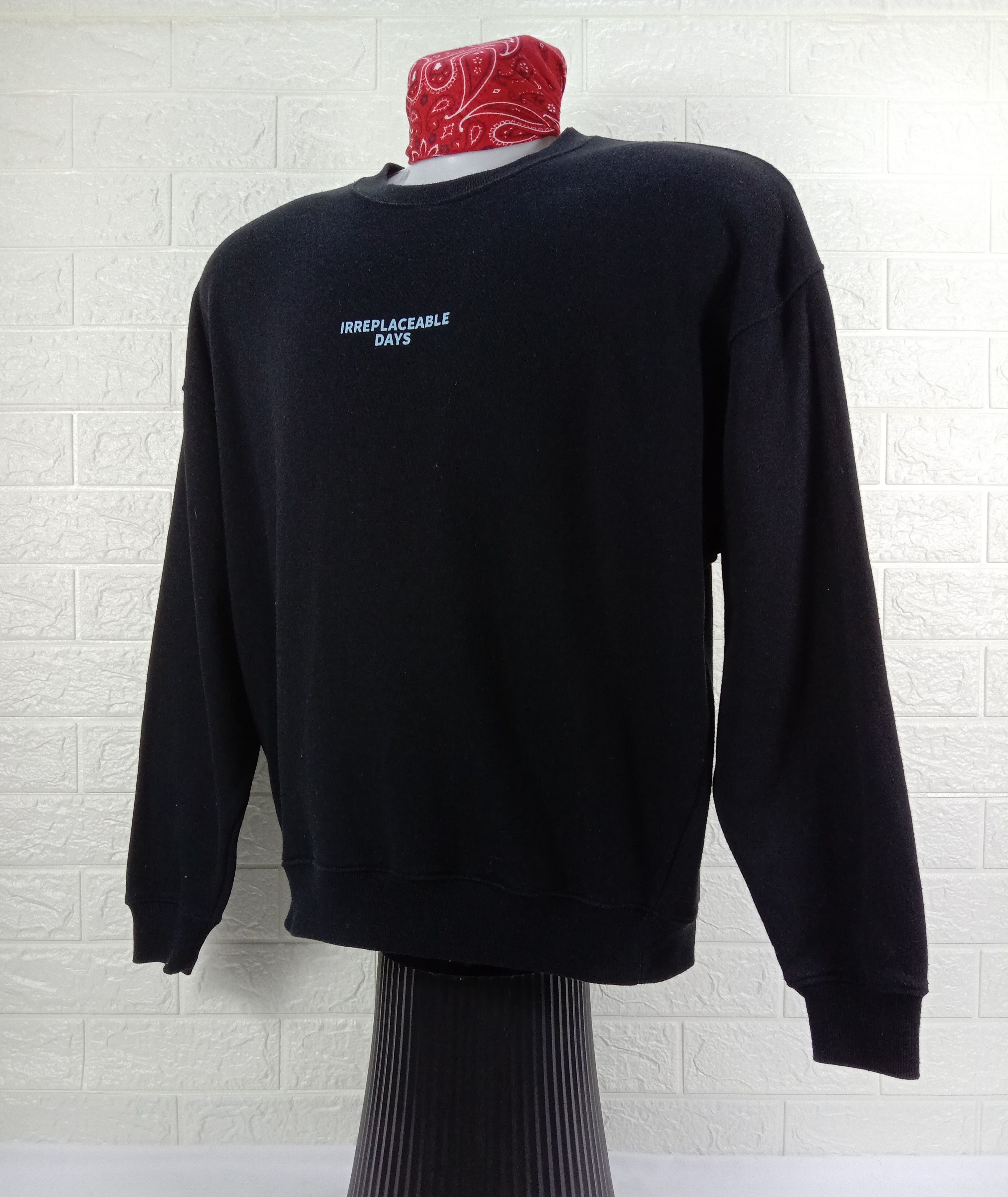 Japanese Brand Vintage Back Number Irreplaceable Days Sweatshirt Size US M / EU 48-50 / 2 - 4 Thumbnail