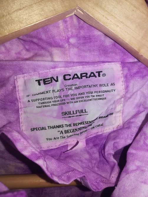 Bleach × Japanese Brand ten carat tie dyed zipper hoodie jacket Size US L / EU 52-54 / 3 - 6 Thumbnail