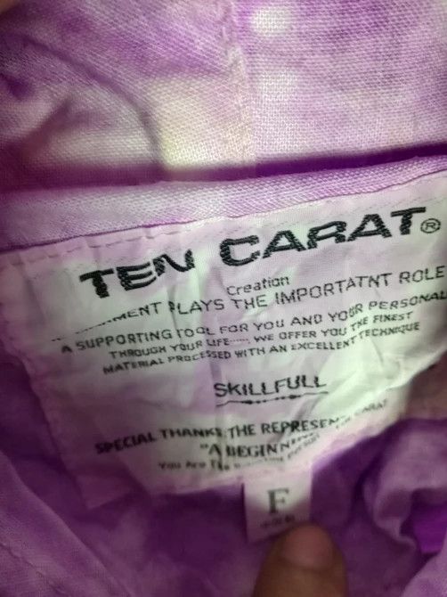 Bleach × Japanese Brand ten carat tie dyed zipper hoodie jacket Size US L / EU 52-54 / 3 - 4 Thumbnail