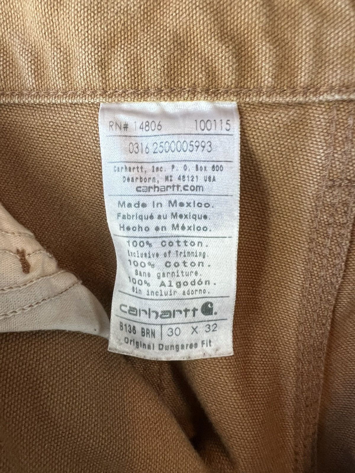 Carhartt Vintage Carhartt Double Knee Work Pants Size US 30 / EU 46 - 3 Thumbnail