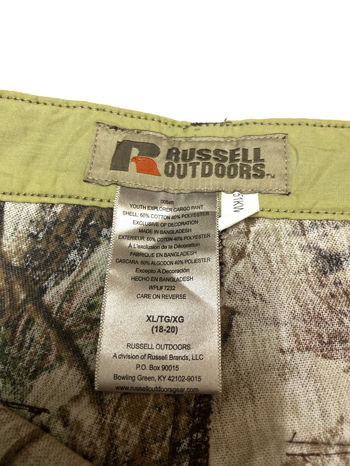 Japanese Brand × Russell Athletic Japanese Russell Outdoor Realtree Camo Tactical Cargo Pants Size US 32 / EU 48 - 8 Thumbnail
