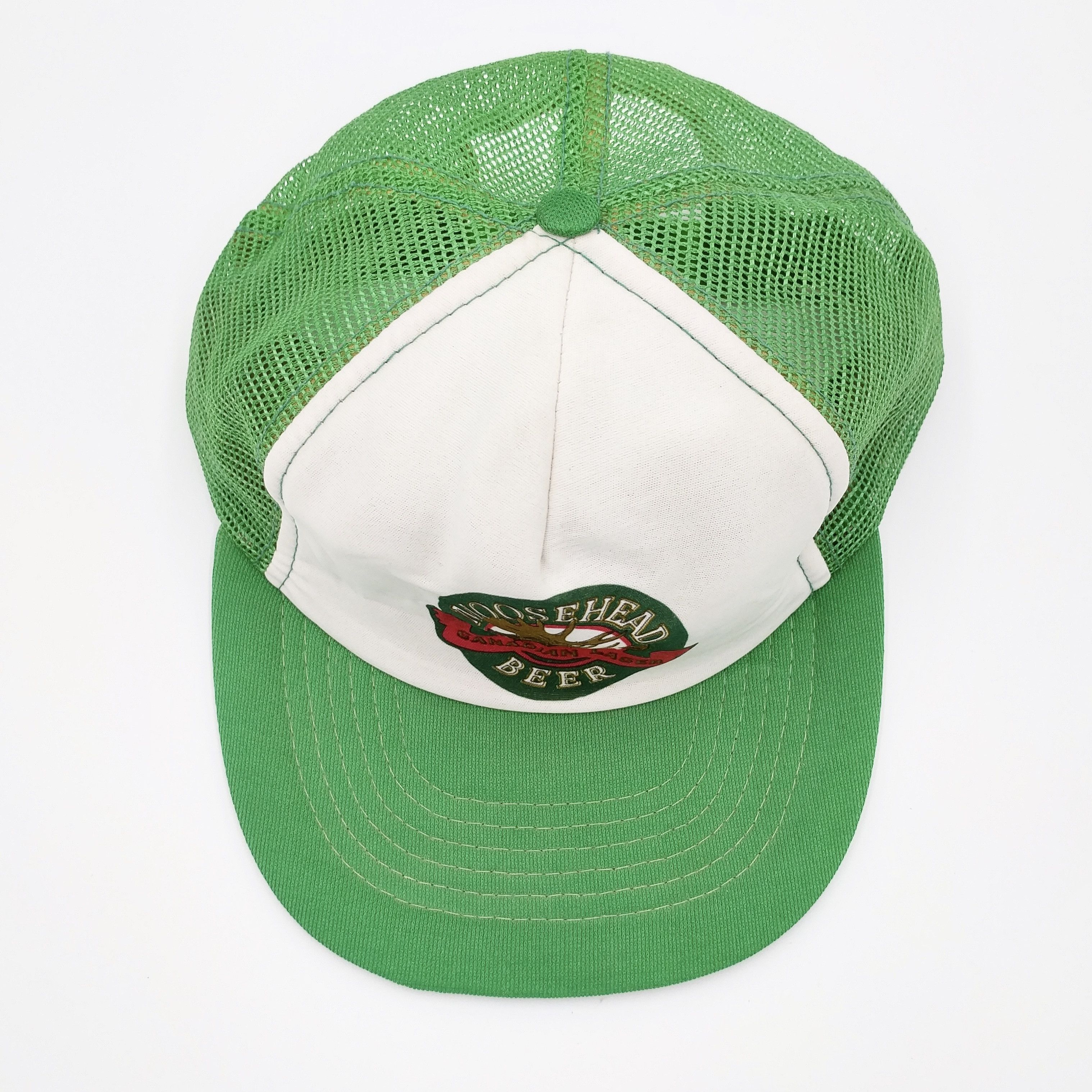 Vintage Vintage Moosehead Beer Canadian Lager Snapback Trucker Hat Size ONE SIZE - 5 Thumbnail