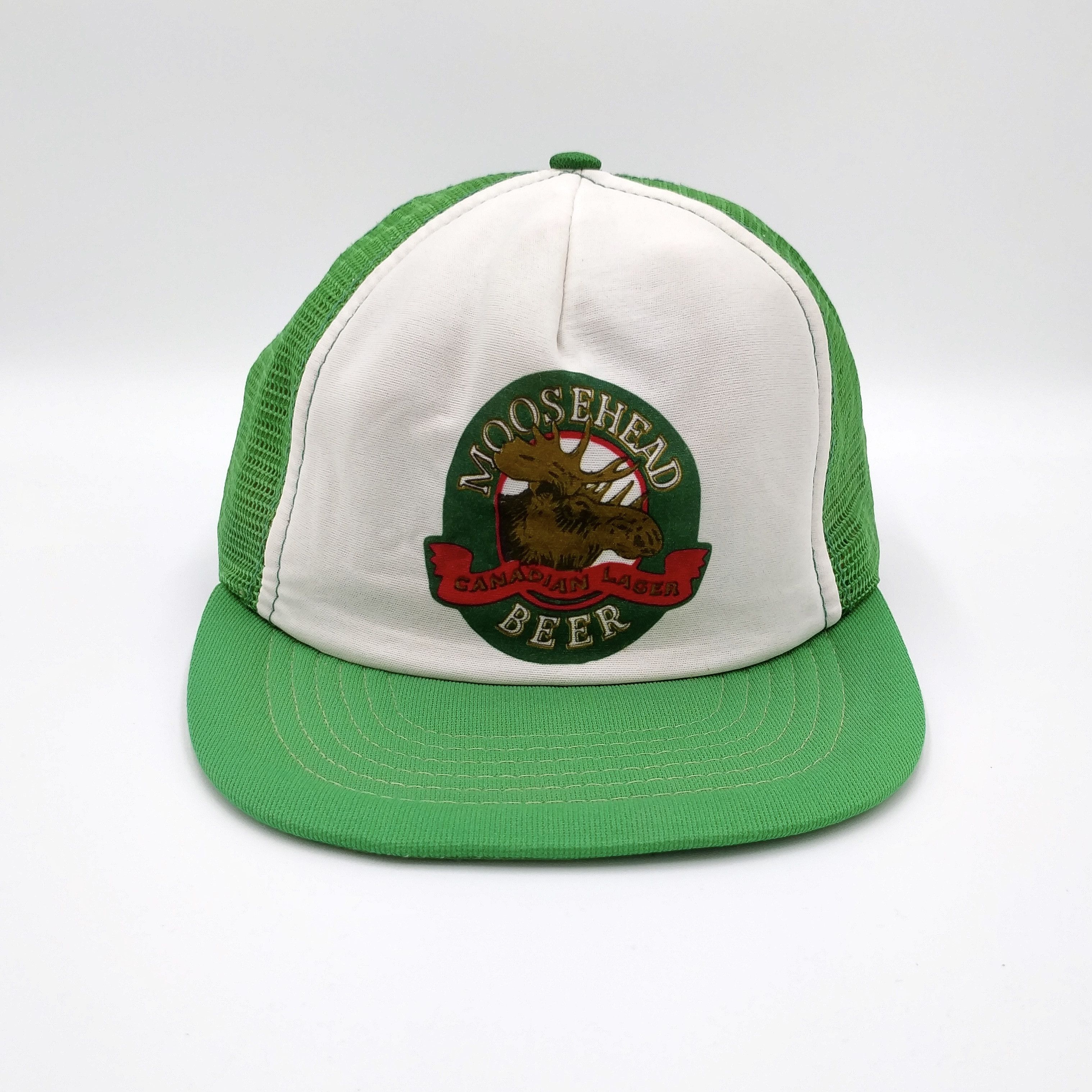 Vintage Vintage Moosehead Beer Canadian Lager Snapback Trucker Hat ...