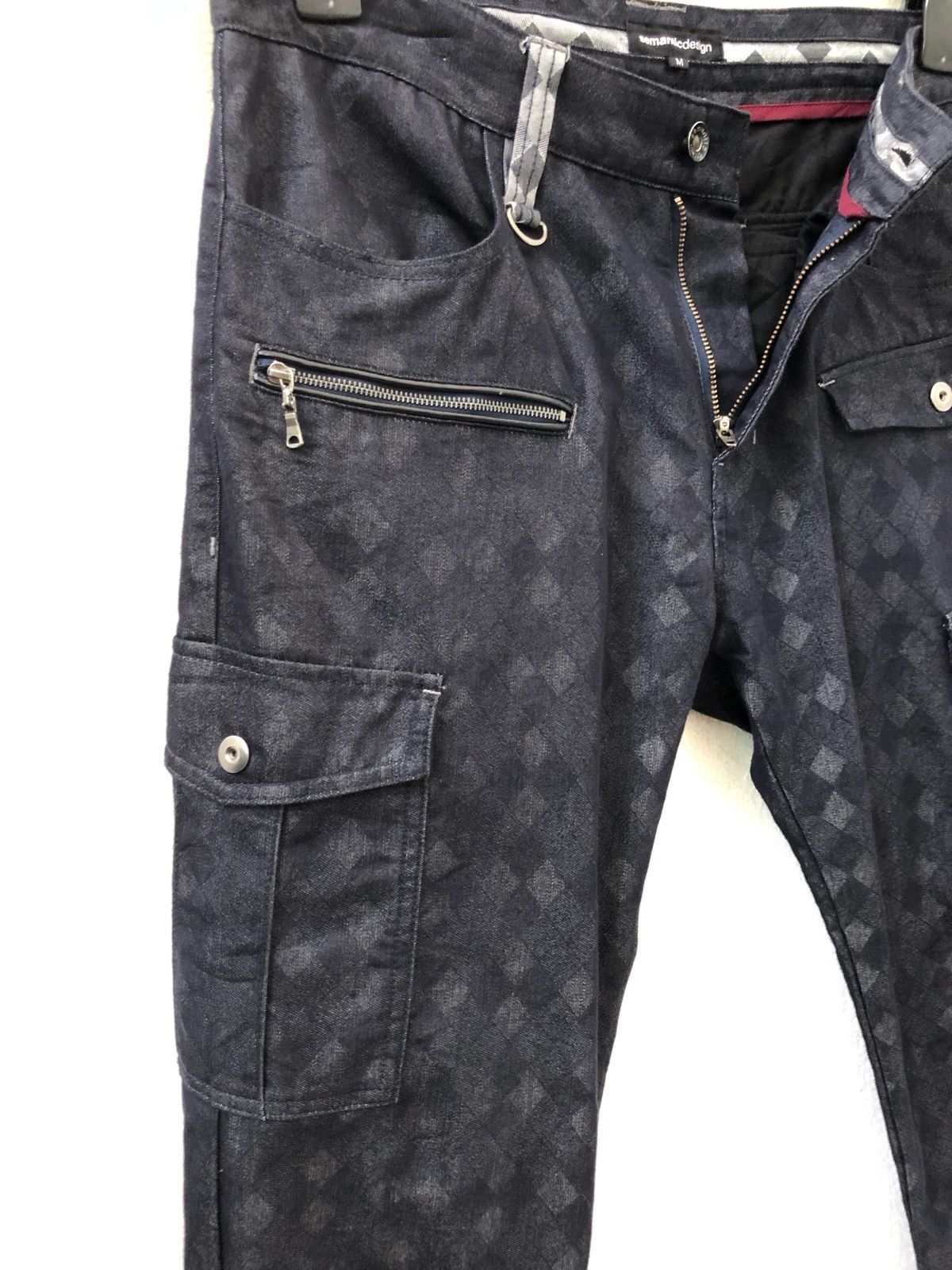 semanticdesign Semantic Design Multi Pocket All Printed Slim Cargo Size US 31 - 5 Thumbnail