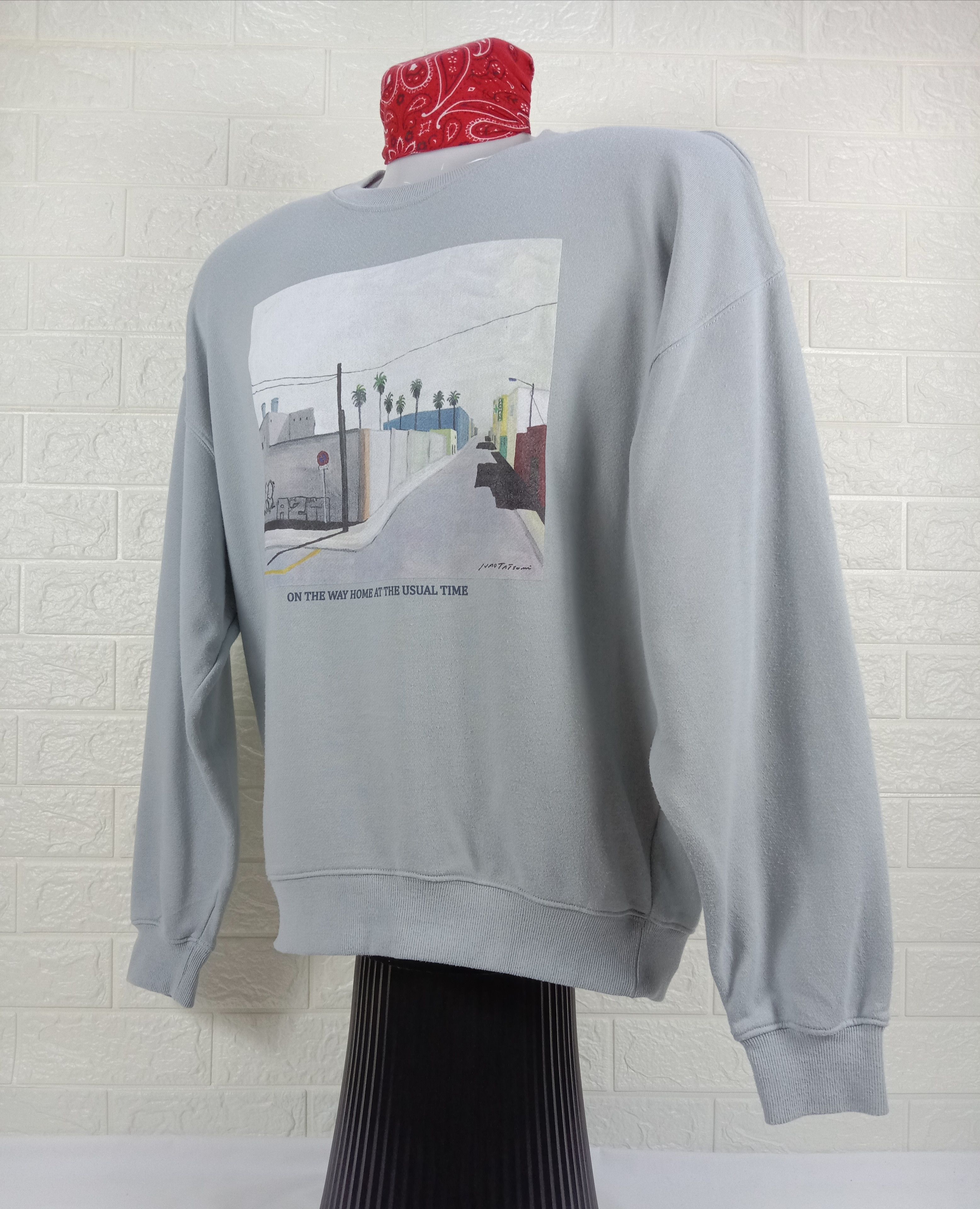 Japanese Brand Vintage Back Number Wall Art Paint Sweatshirt Size US M / EU 48-50 / 2 - 3 Thumbnail