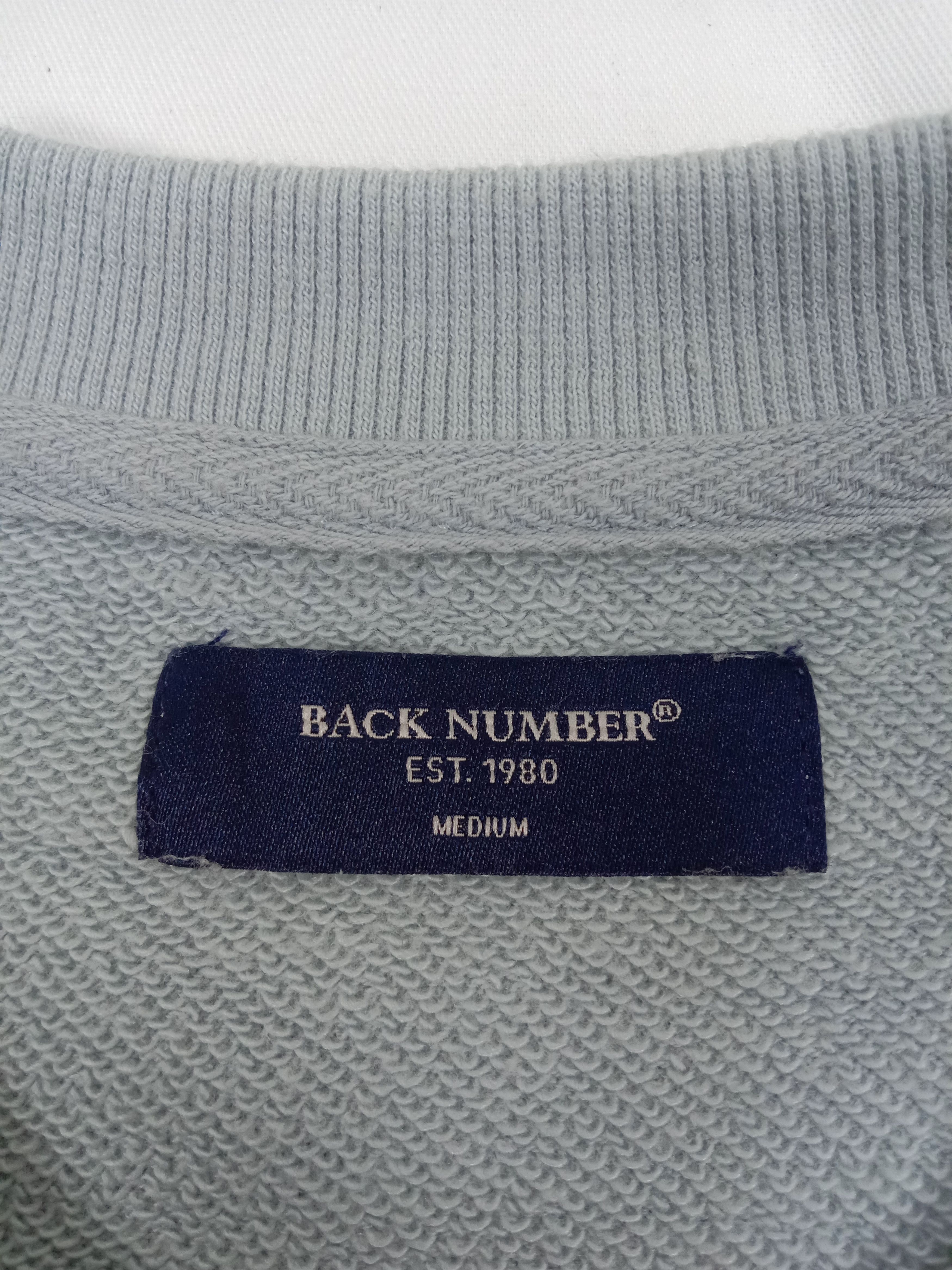 Japanese Brand Vintage Back Number Wall Art Paint Sweatshirt Size US M / EU 48-50 / 2 - 9 Thumbnail