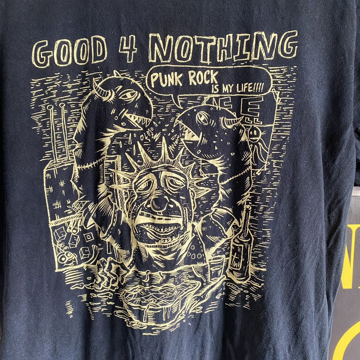 Band Tees Vintage Good 4 Nothing Japan Punk Rock Tee Size US M / EU 48-50 / 2 - 2 Thumbnail