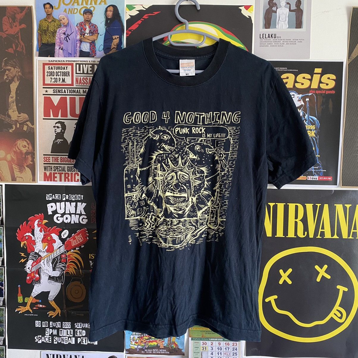 Vintage Good 4 Nothing Japan Punk Rock Tee