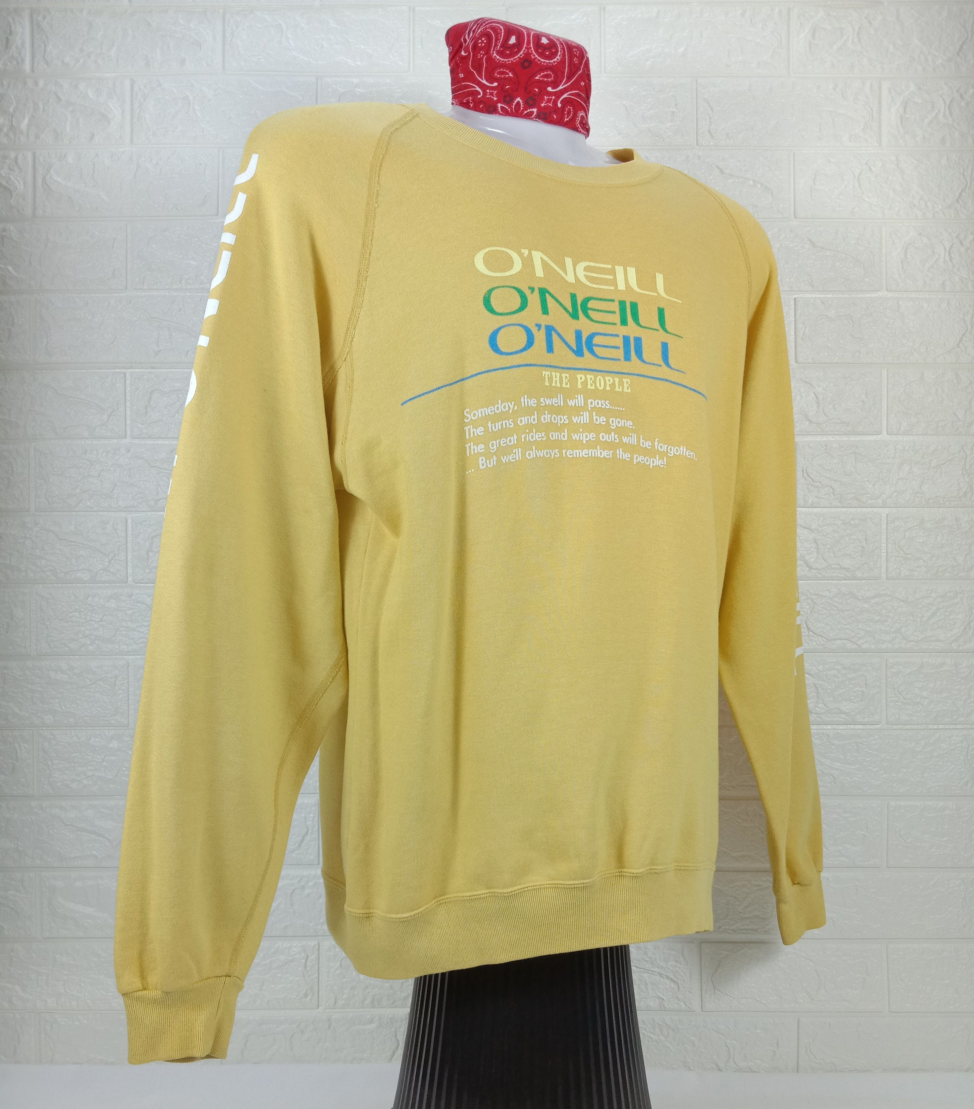 O'Neill Vintage 90s Team Oneill Sweatshirt Size US L / EU 52-54 / 3 - 2 Thumbnail