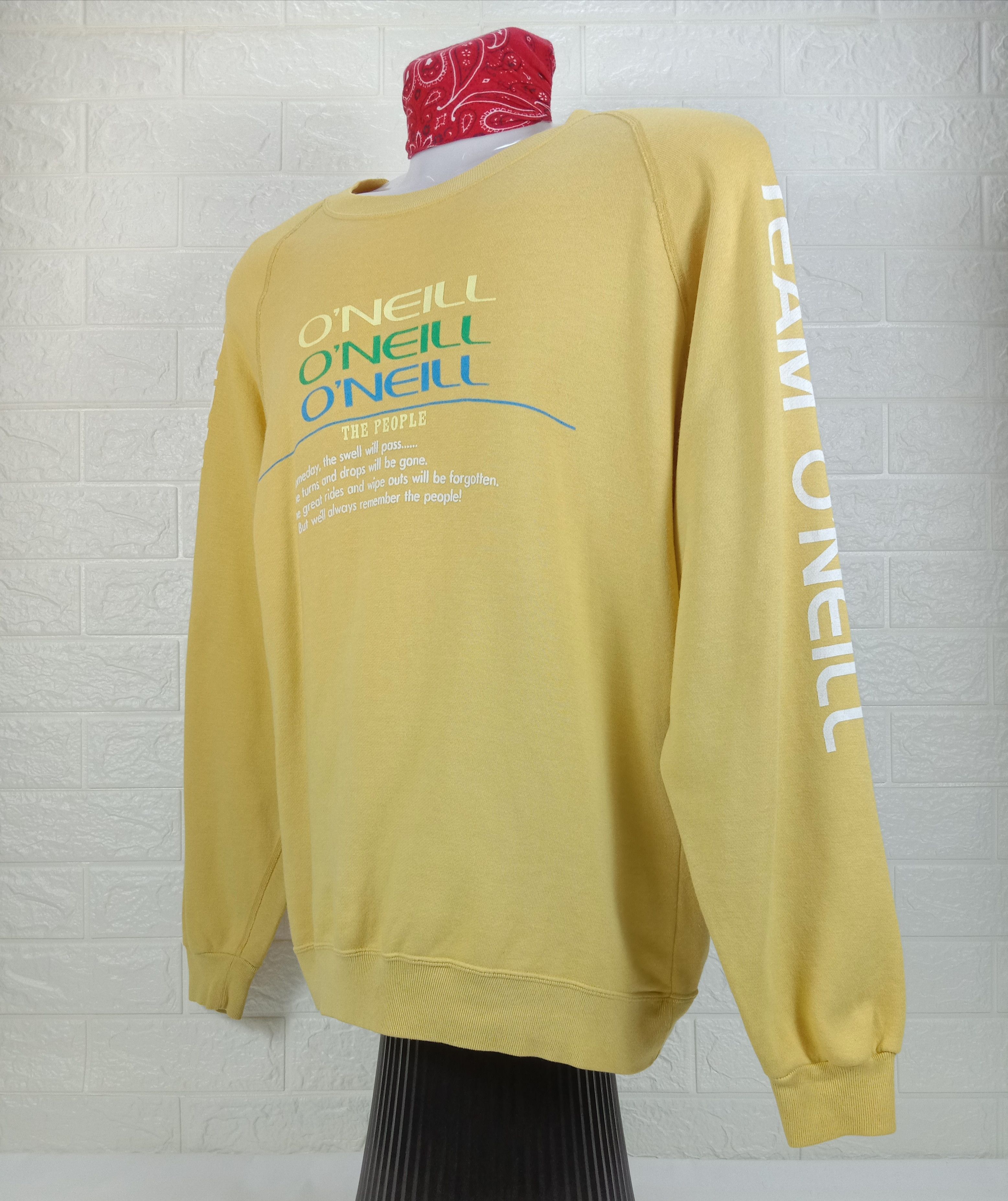 O'Neill Vintage 90s Team Oneill Sweatshirt Size US L / EU 52-54 / 3 - 3 Thumbnail