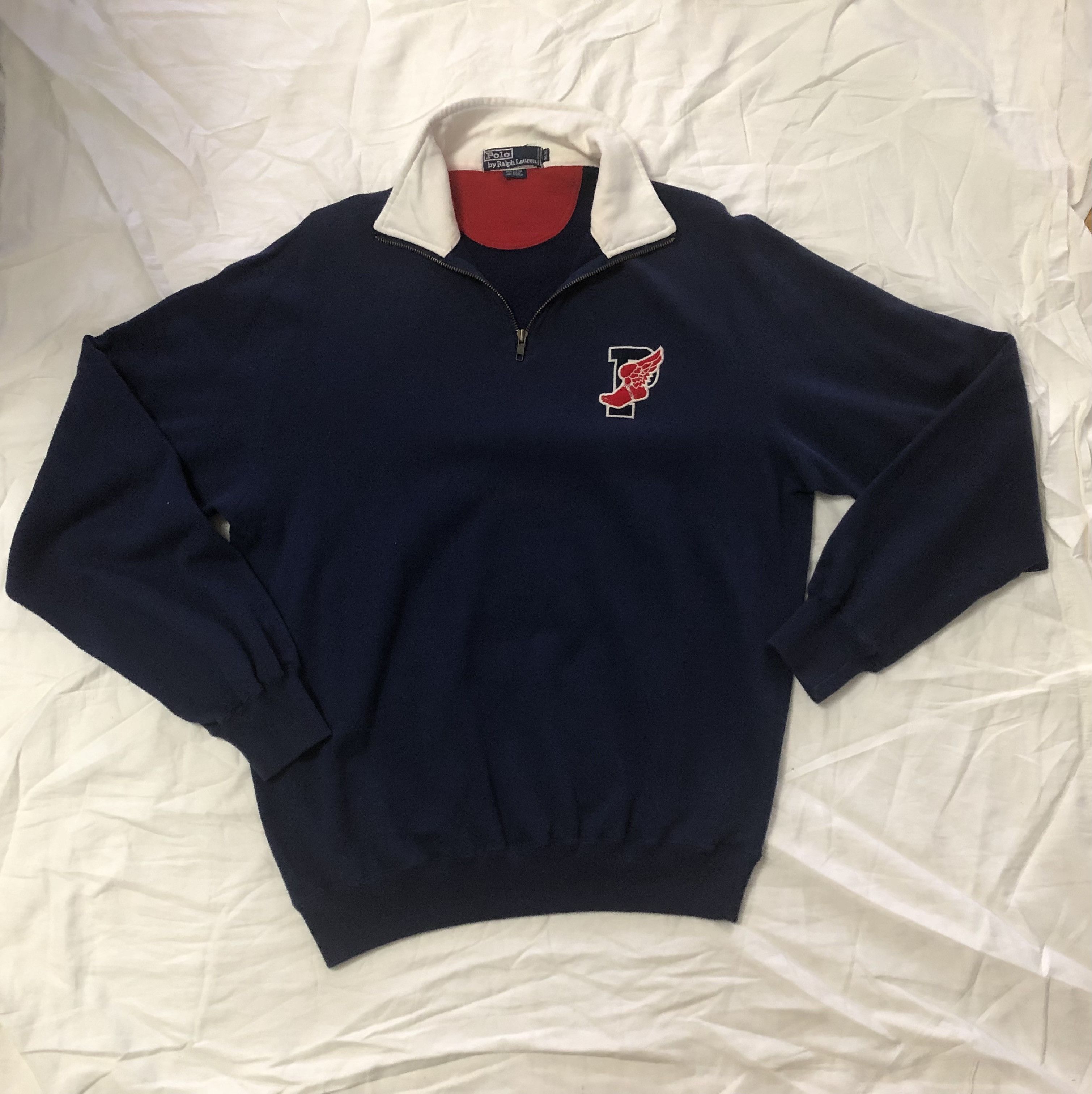 Vintage Polo Ralph Lauren P wing T Pullover Medium Roomy