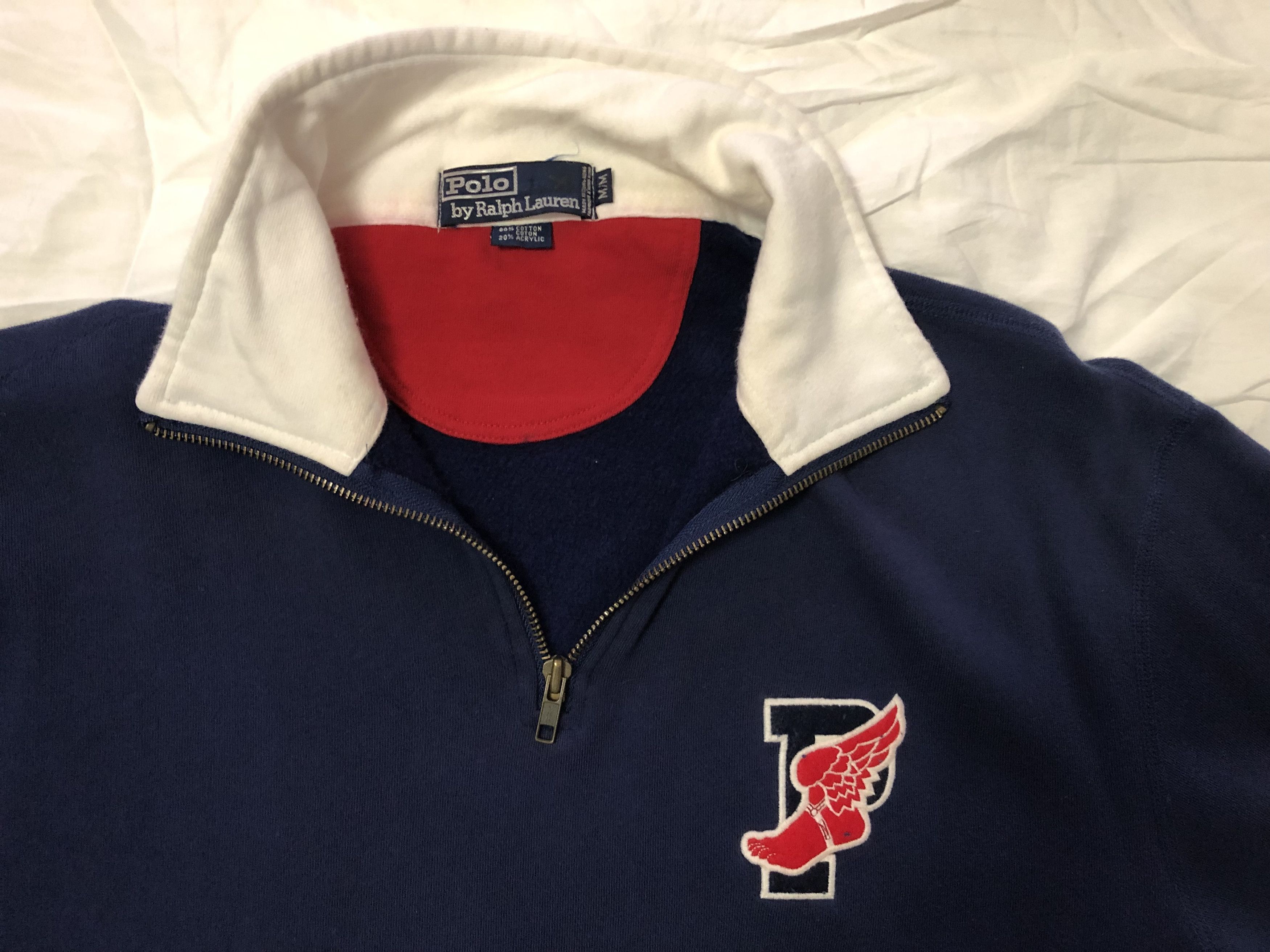 Polo Ralph Lauren Vintage Polo Ralph Lauren P wing T Pullover Medium Roomy Size US M / EU 48-50 / 2 - 5 Thumbnail