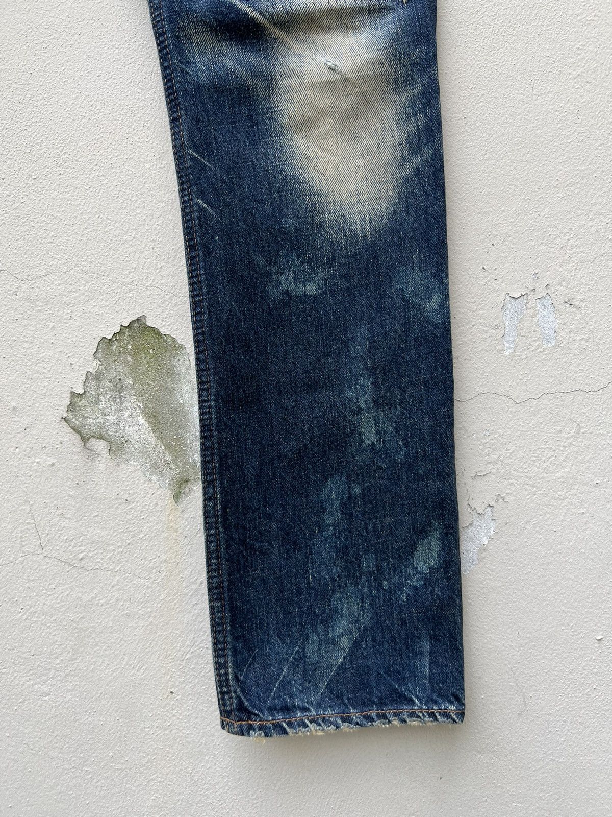 Vintage Vintage RNA Japan Distress Sashiko Bondage Denim Jeans Size US 30 / EU 46 - 14 Thumbnail