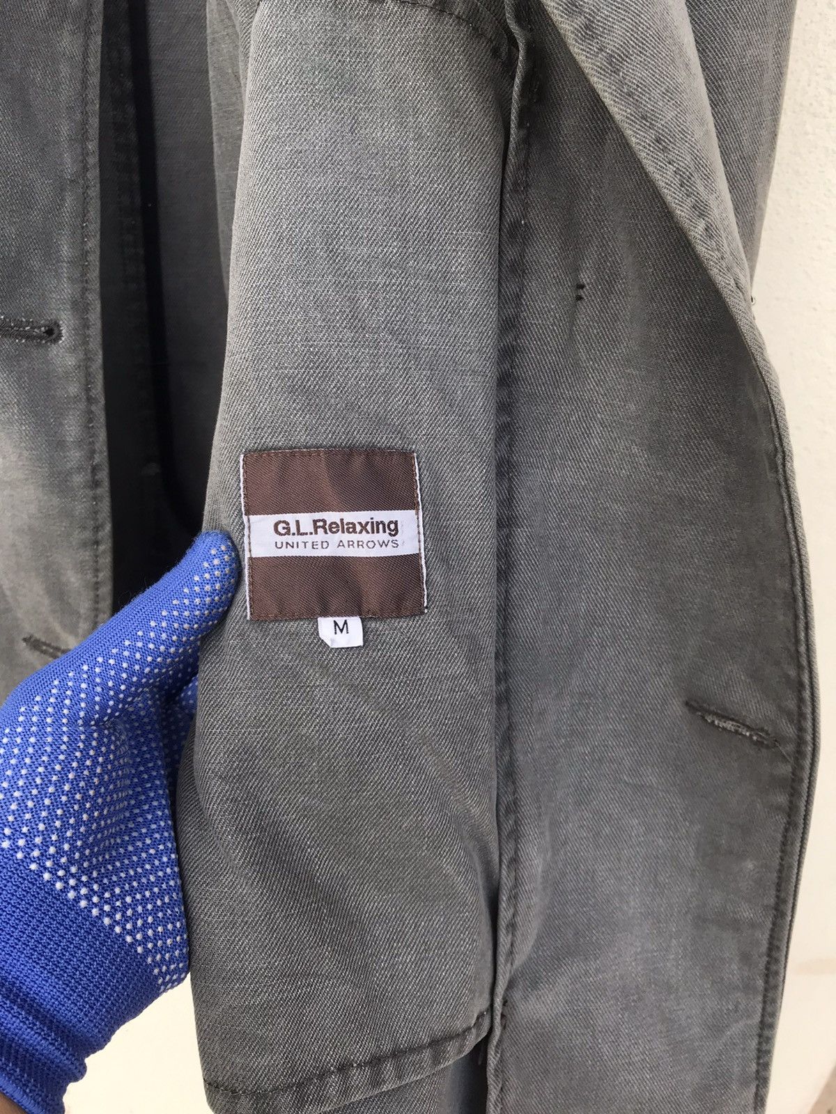 United Arrows JAPAN United Arrows double breasted canvas chore jacket Size US M / EU 48-50 / 2 - 7 Thumbnail