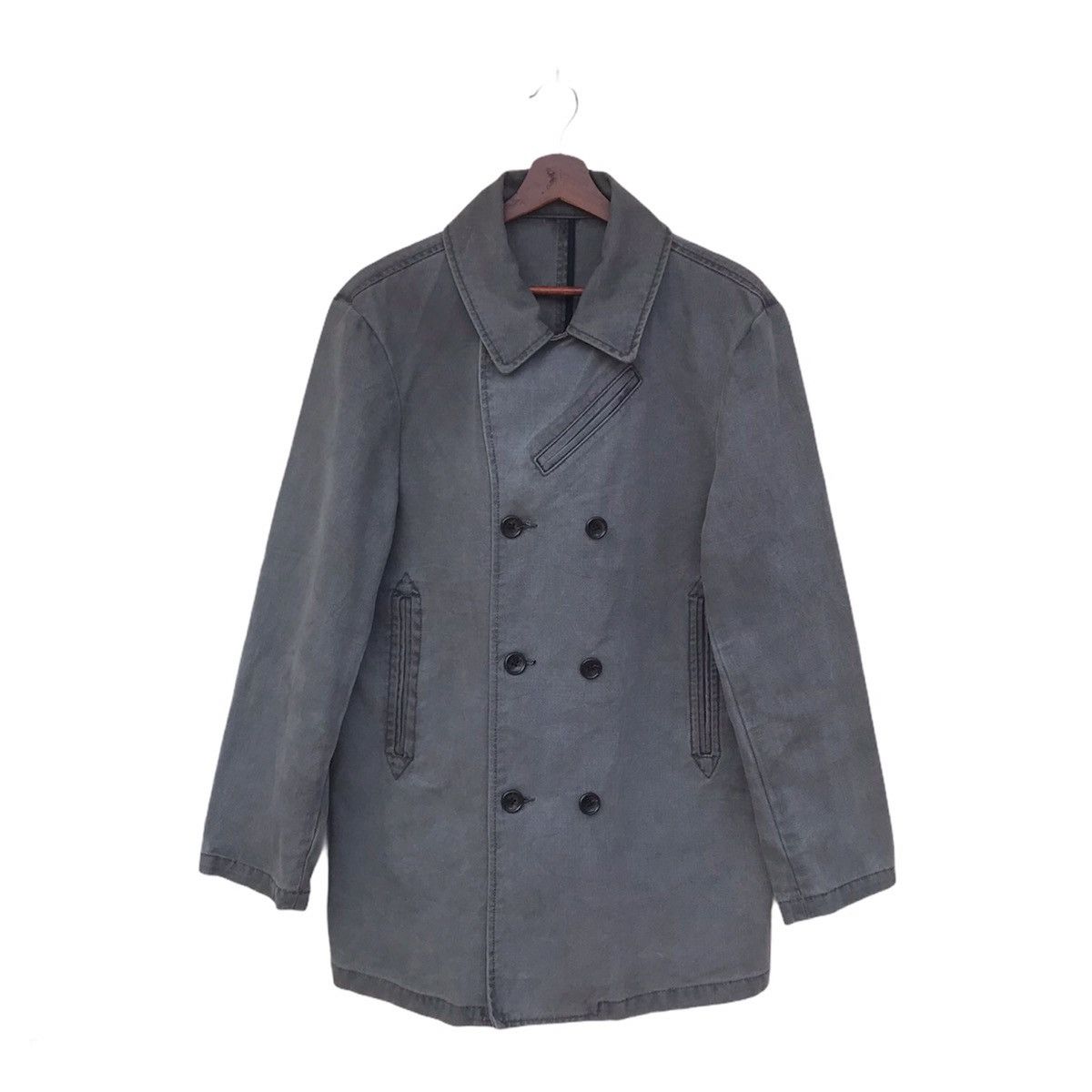 United Arrows JAPAN United Arrows double breasted canvas chore jacket Size US M / EU 48-50 / 2 - 1 Thumbnail