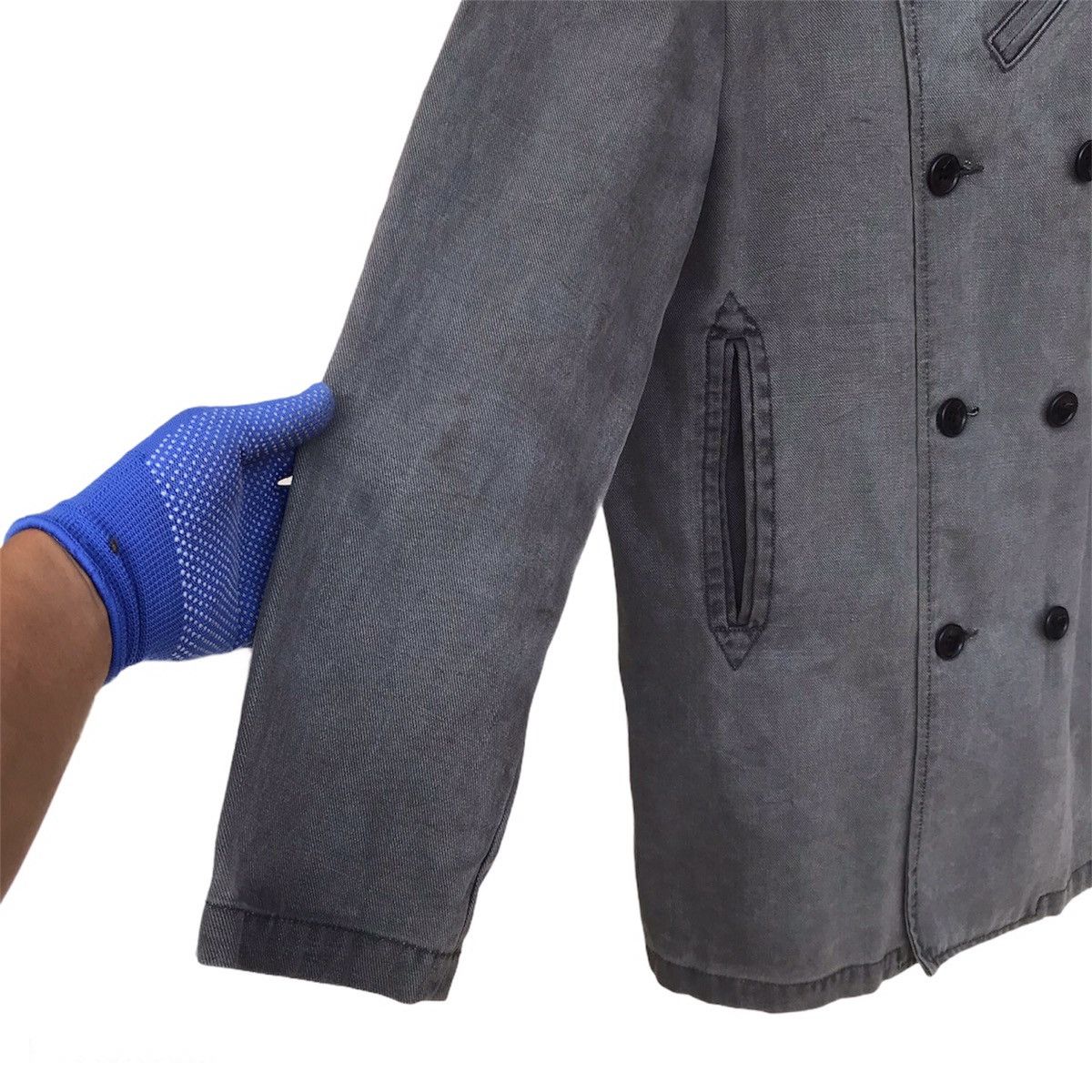 United Arrows JAPAN United Arrows double breasted canvas chore jacket Size US M / EU 48-50 / 2 - 3 Thumbnail