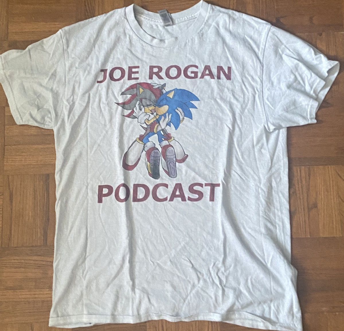 Gildan Joe Rogan Podcast (Sonic Kissing) Holy Grail Meme Shirt | Grailed