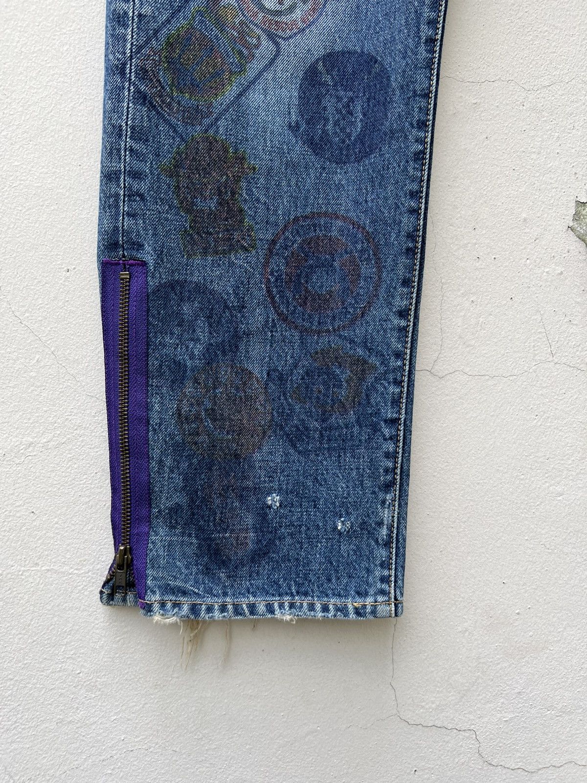 Vintage Vintage Rna Japan Printed Denim Jeans Size US 32 / EU 48 - 9 Thumbnail