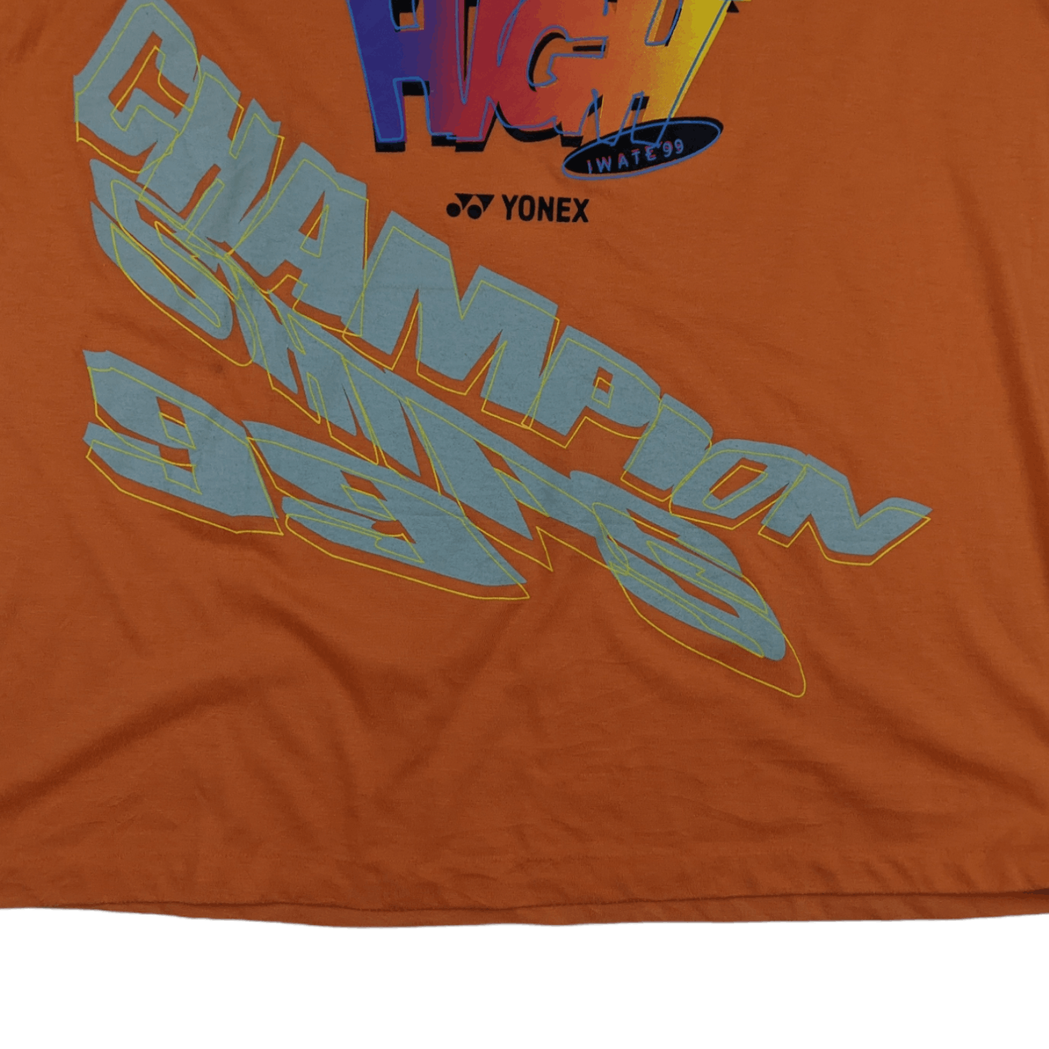 Japanese Brand Vintage 1999 INTER HIGH Championships Iwate Badminton Tee Size US L / EU 52-54 / 3 - 5 Thumbnail