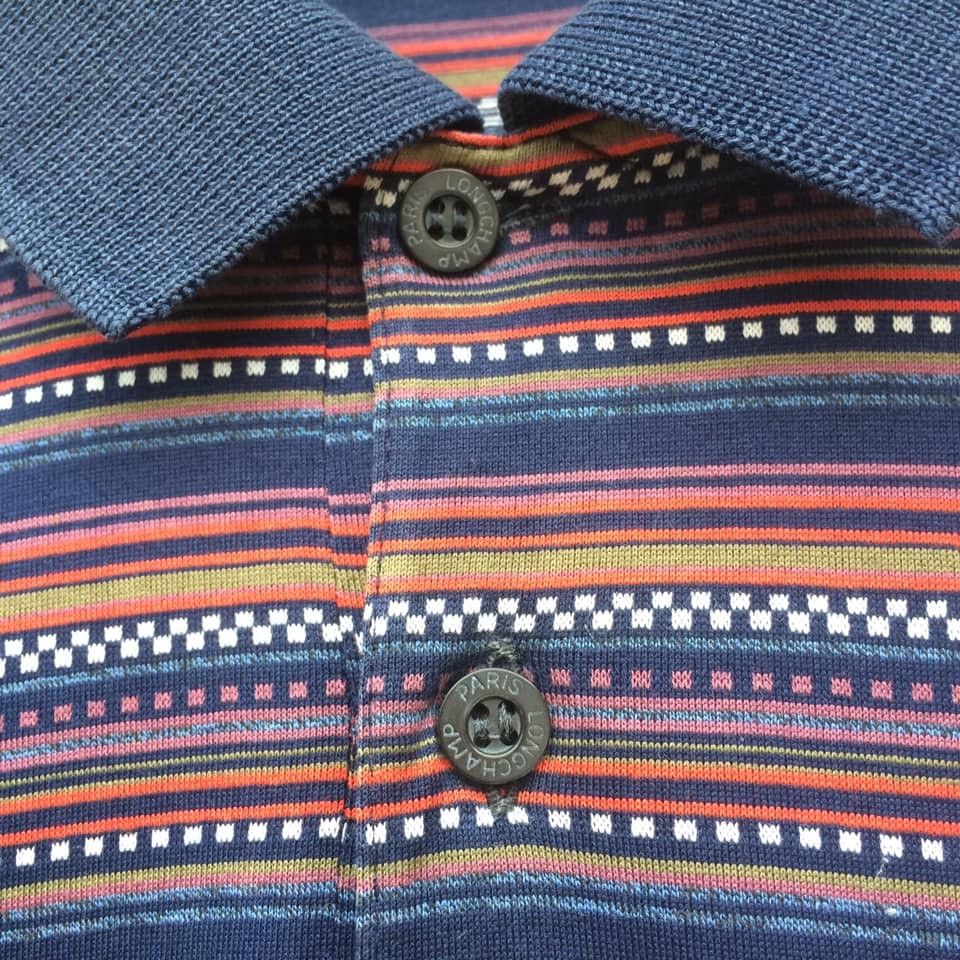 Longchamp Vintage Longchamp polo striped single pocket Size US L / EU 52-54 / 3 - 6 Thumbnail