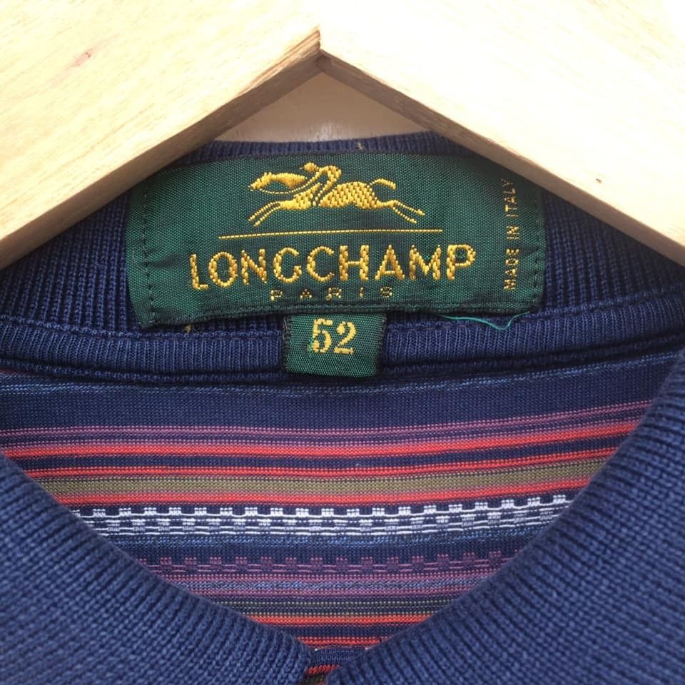 Longchamp Vintage Longchamp polo striped single pocket Size US L / EU 52-54 / 3 - 3 Thumbnail