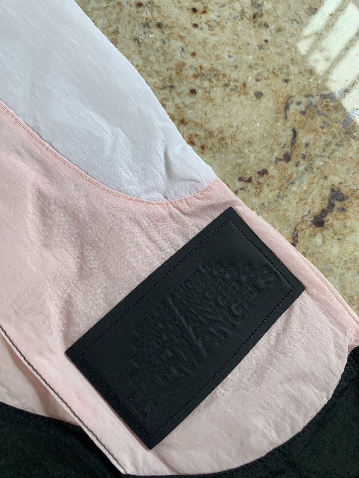 Palm Angels Black & Pink Stamp Logo Joggers Size US 28 / EU 44 - 7 Thumbnail