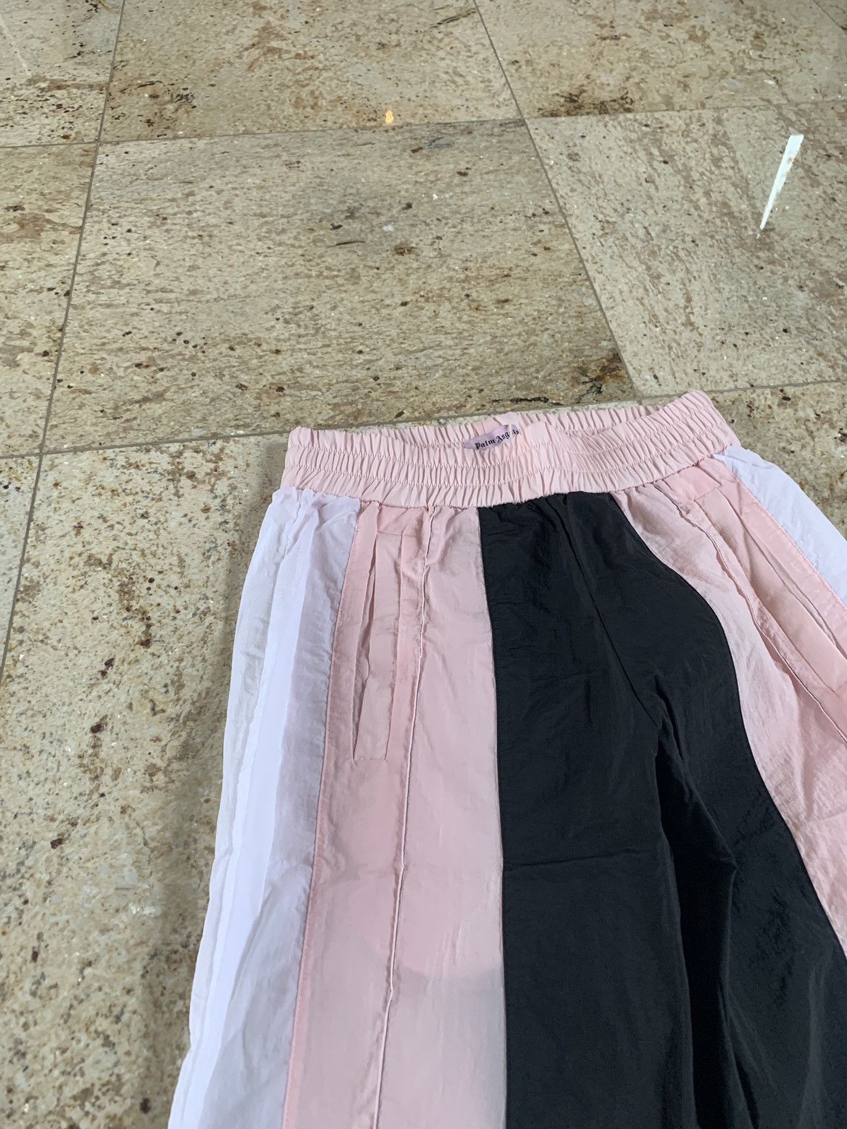 Palm Angels Black & Pink Stamp Logo Joggers Size US 28 / EU 44 - 8 Thumbnail